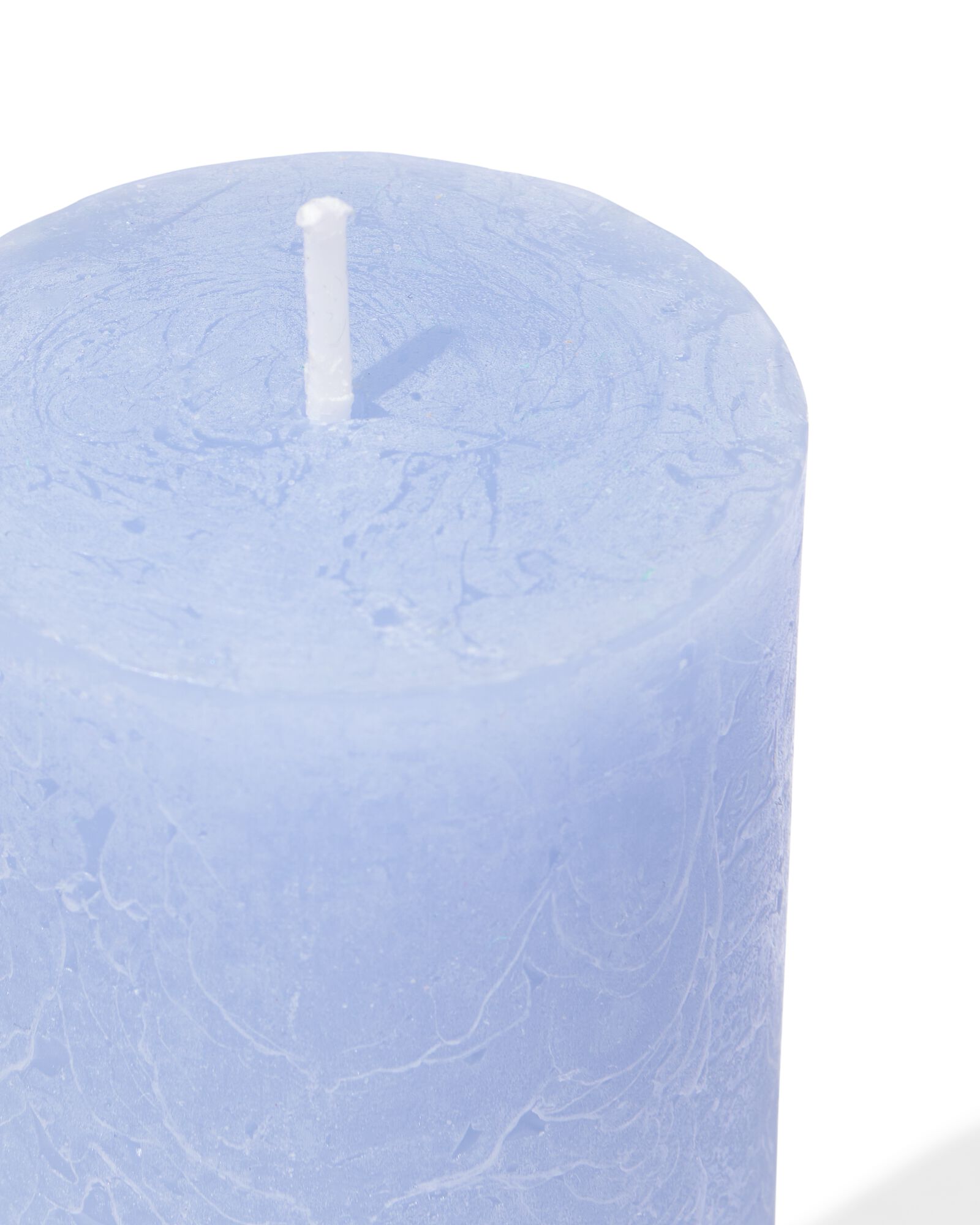 bougie rustique &Oslash;5x11 cm bleu clair bleu clair 5 x 11 - 13502909 - HEMA