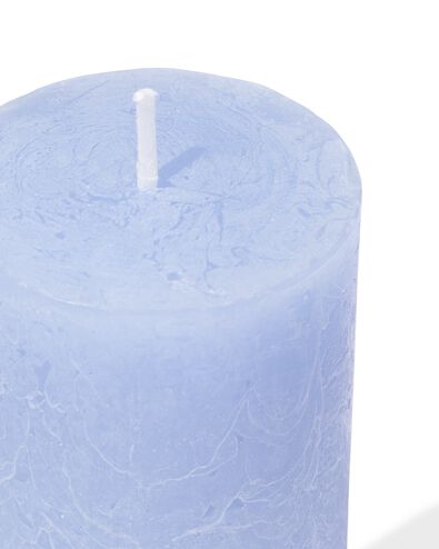 bougie rustique &Oslash;5x11 cm bleu clair bleu clair 5 x 11 - 13502909 - HEMA
