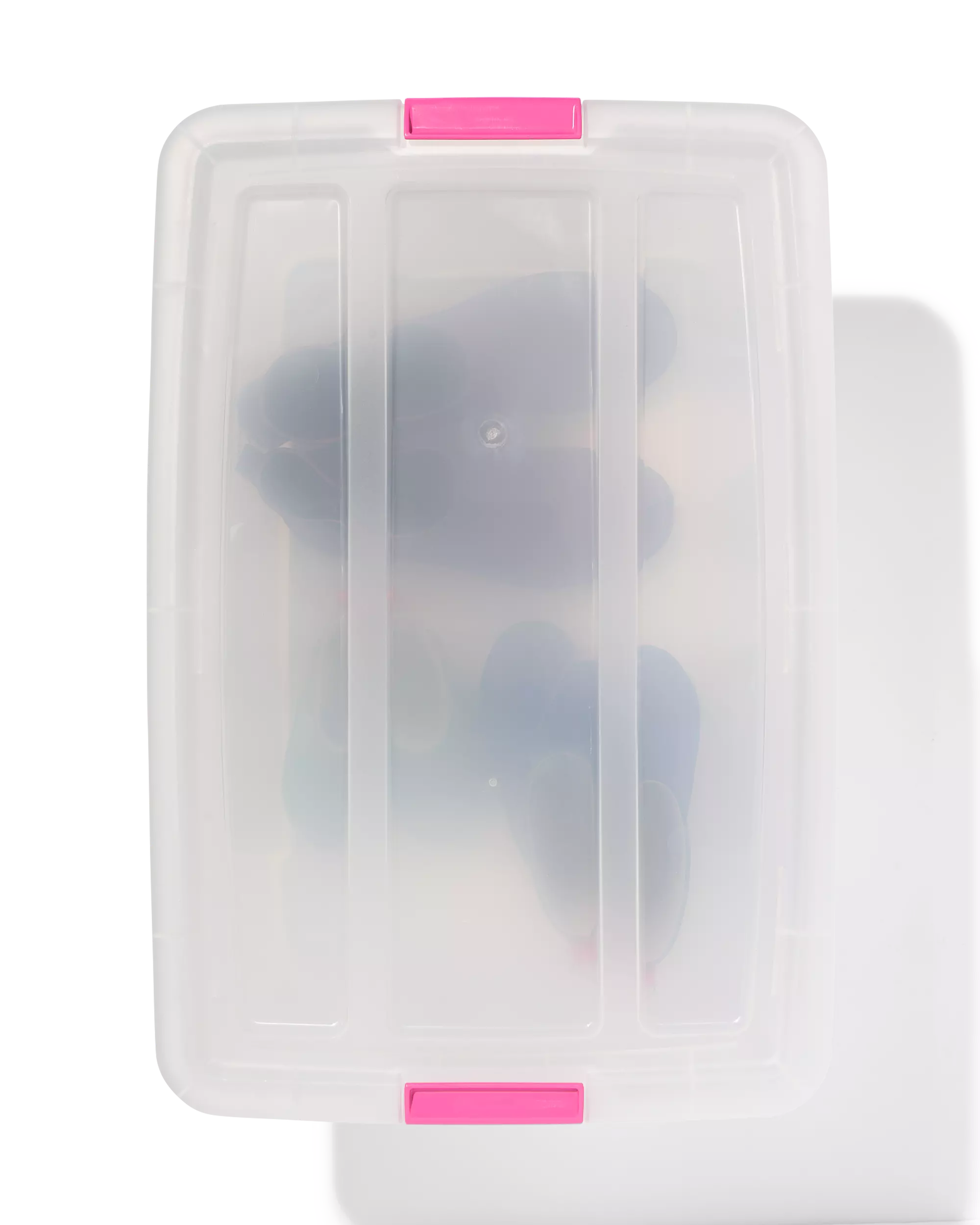 opbergbox 45L Tokyo transparant 58x39.5x30 recycled