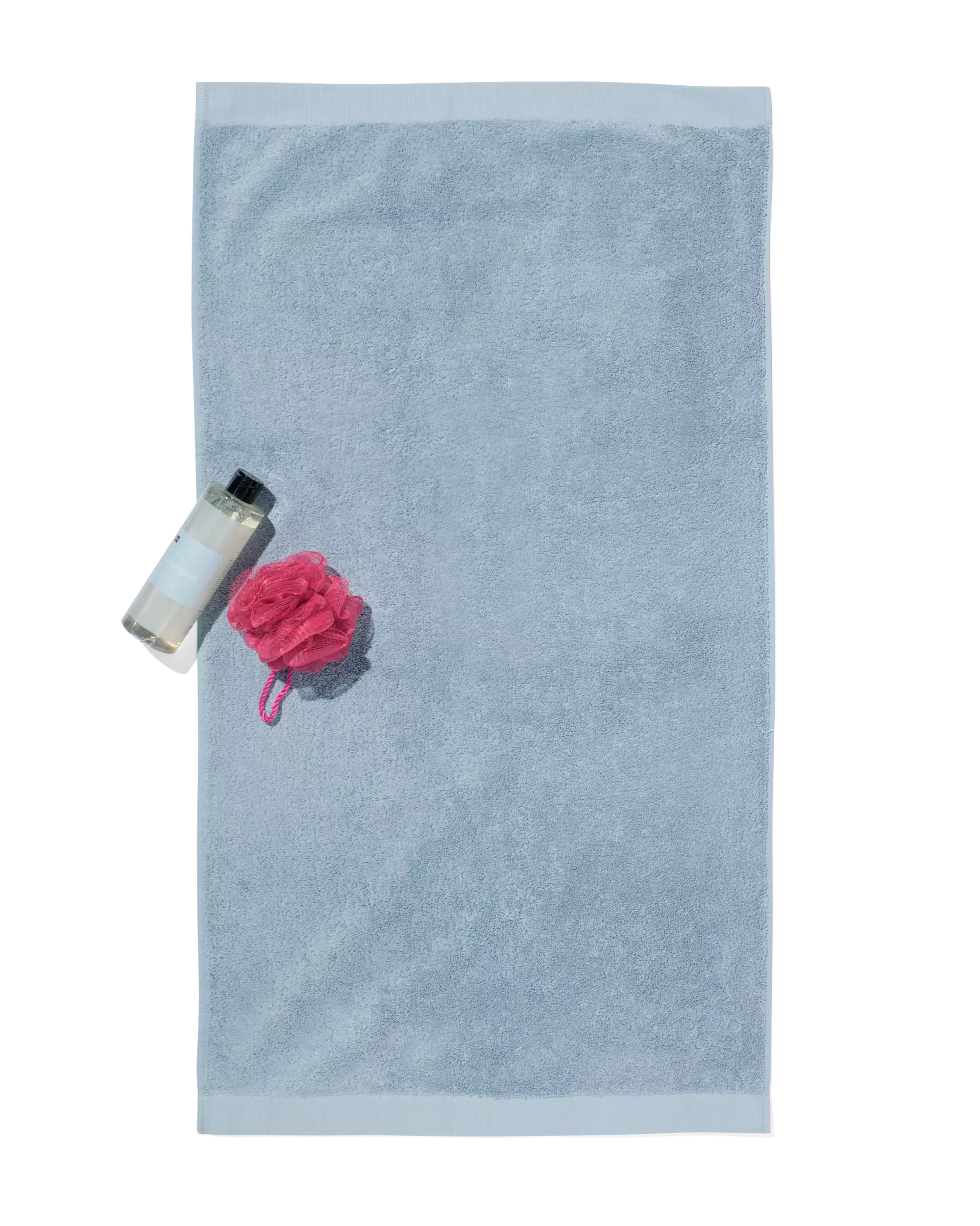 serviette de bain 60x110 qualité hôtelière extra douce bleu glacier