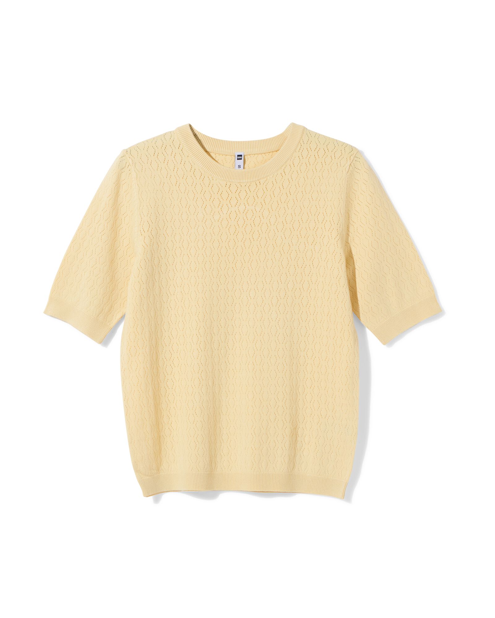 Damenpullover, strukturiert hellgelb hellgelb - 36212920LIGHTYELLOW - HEMA