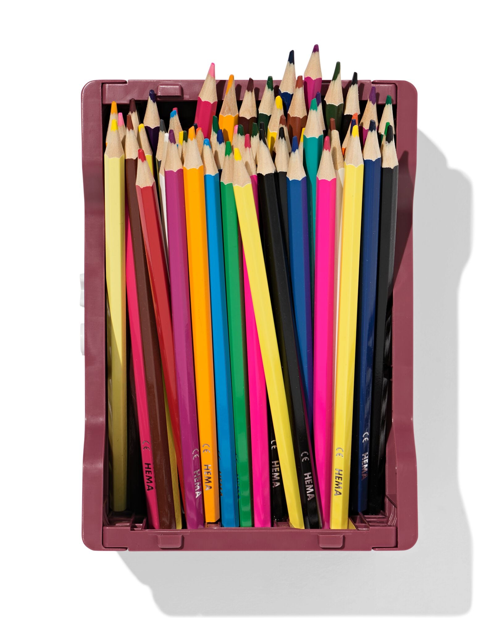 caisse pliante lettres recycl&eacute;e XS bordeaux bordeaux XS  13 x 18 x 8 - 39811083 - HEMA