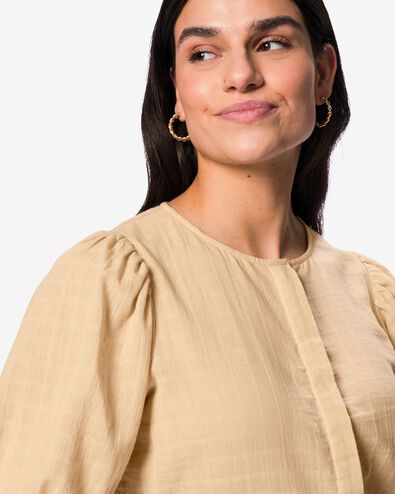 Damenbluse Billy  beige beige - 36213350BEIGE - HEMA