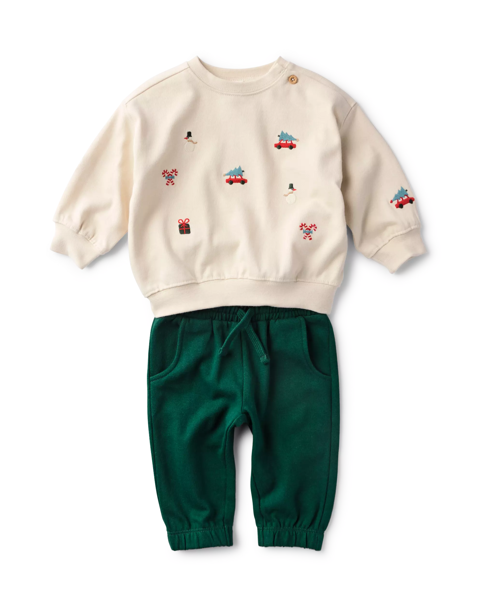 babykledingset kerst - 2 stuks