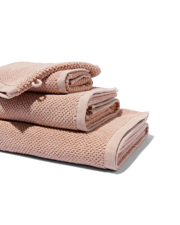 serviette de bain 2&egrave;me vie coton recycl&eacute; rose p&acirc;le rose p&acirc;le - 5240217LIGHTPINK - HEMA