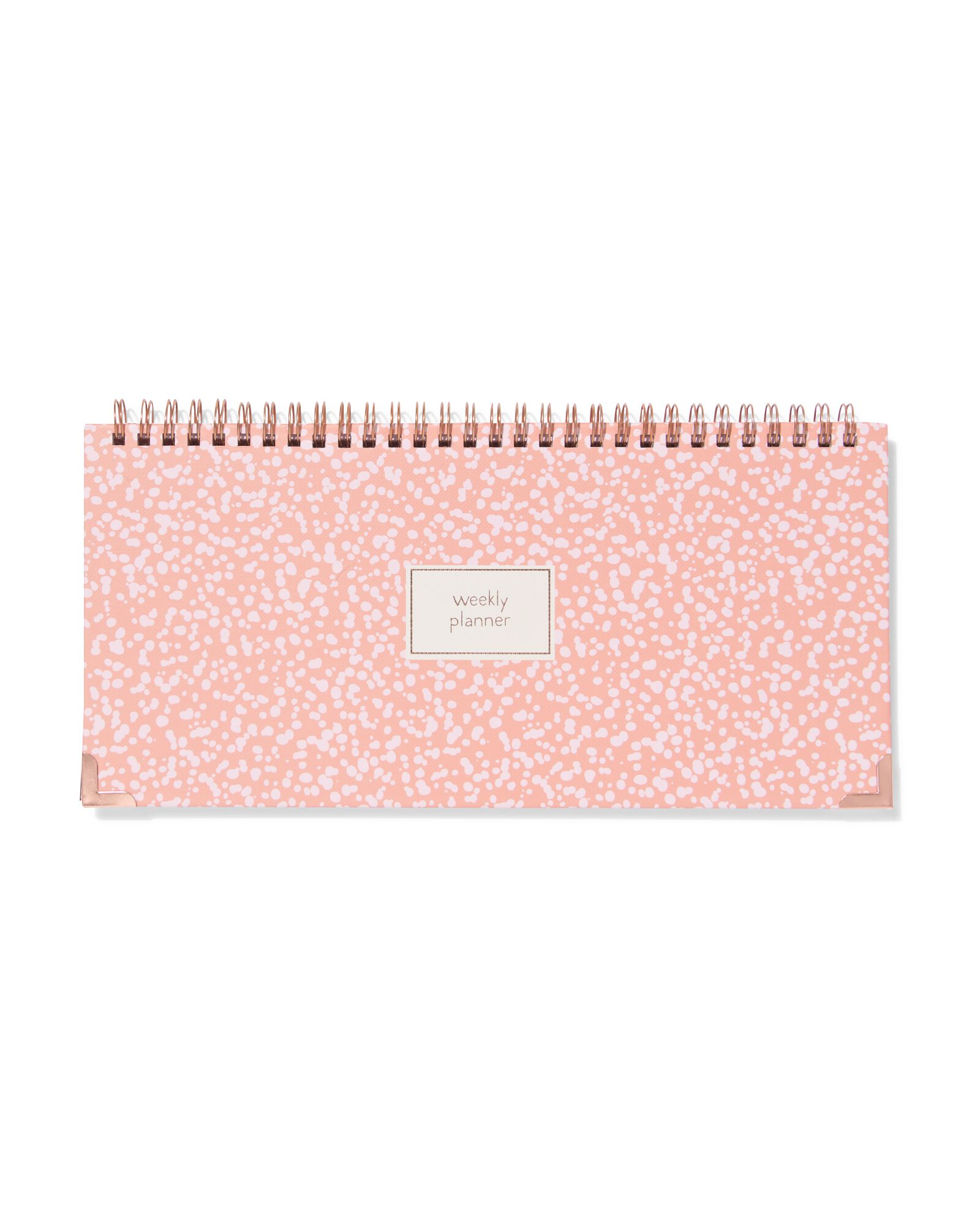 HEMA Weekplanner 27x12.8x1.2cm Roze (roze)
