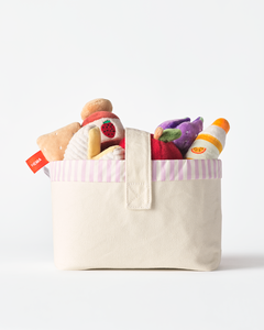 Küchenspielzeug-Picknickkorb, 17 × 13 × 21 cm, Polyester