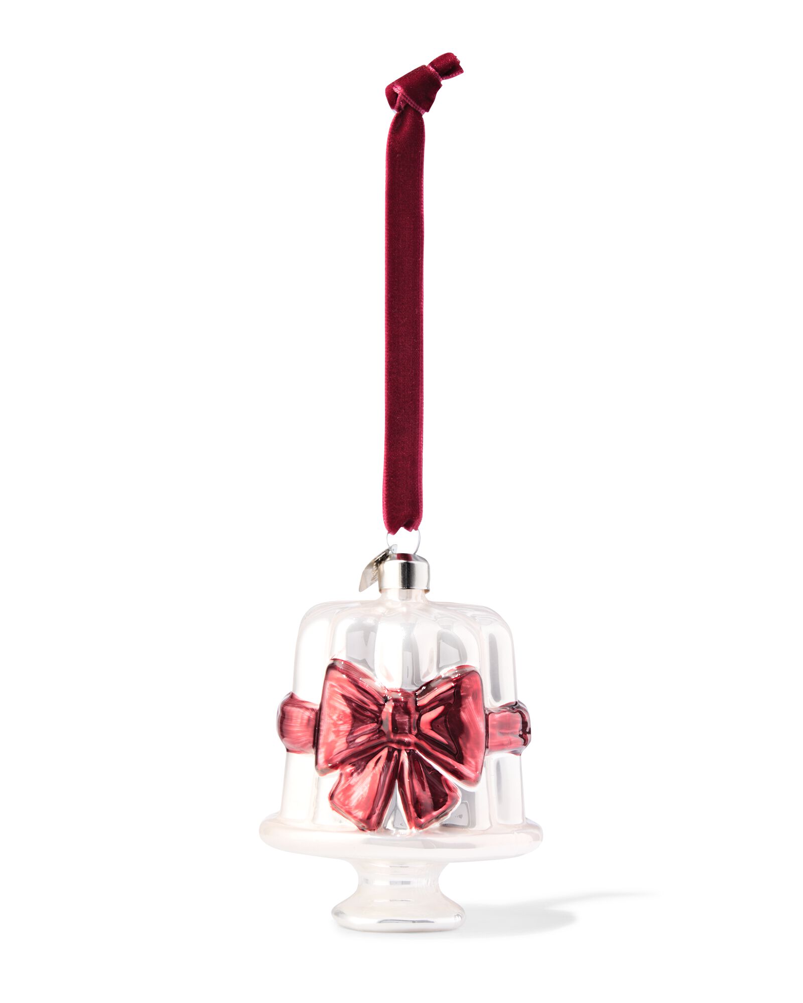 kersthanger 9cm glas taart - 25102085 - HEMA