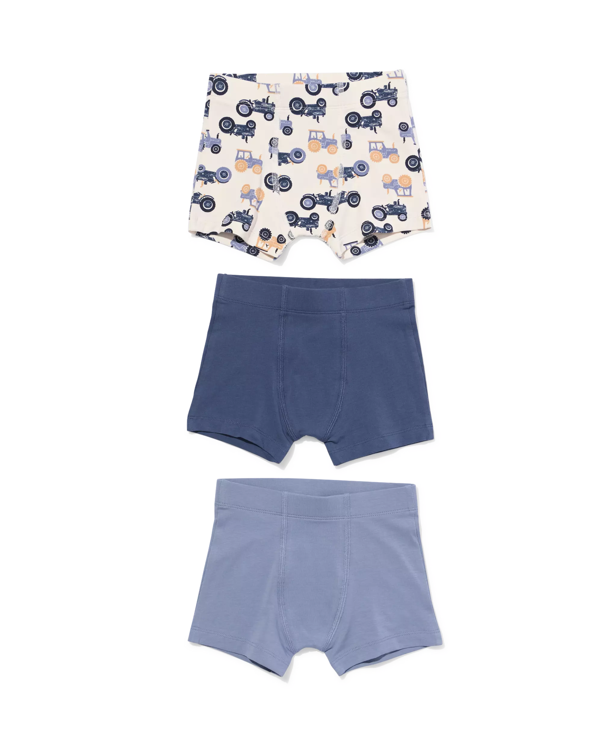 boxers enfant tracteur - lot de 3