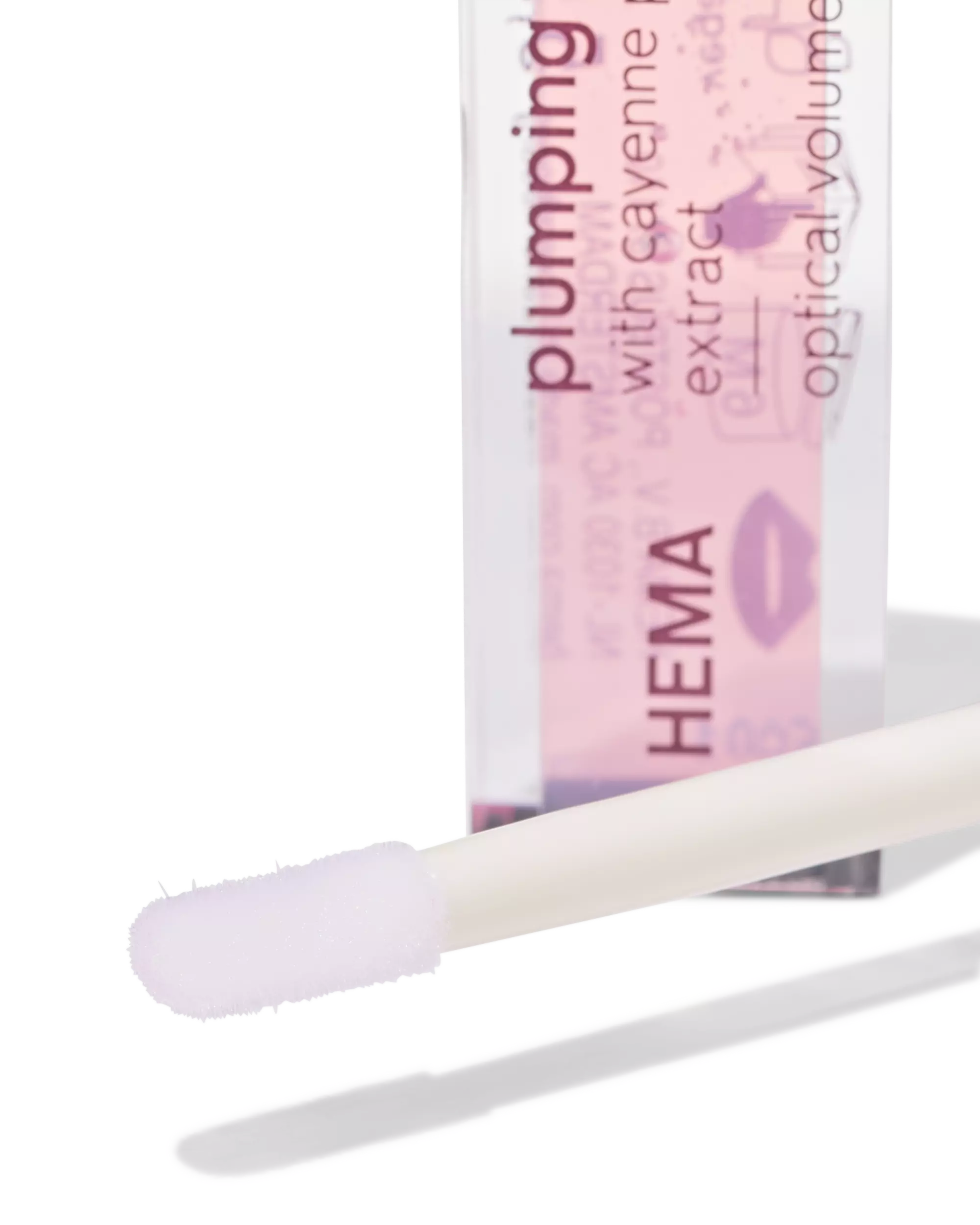 plumping lipgloss transparant