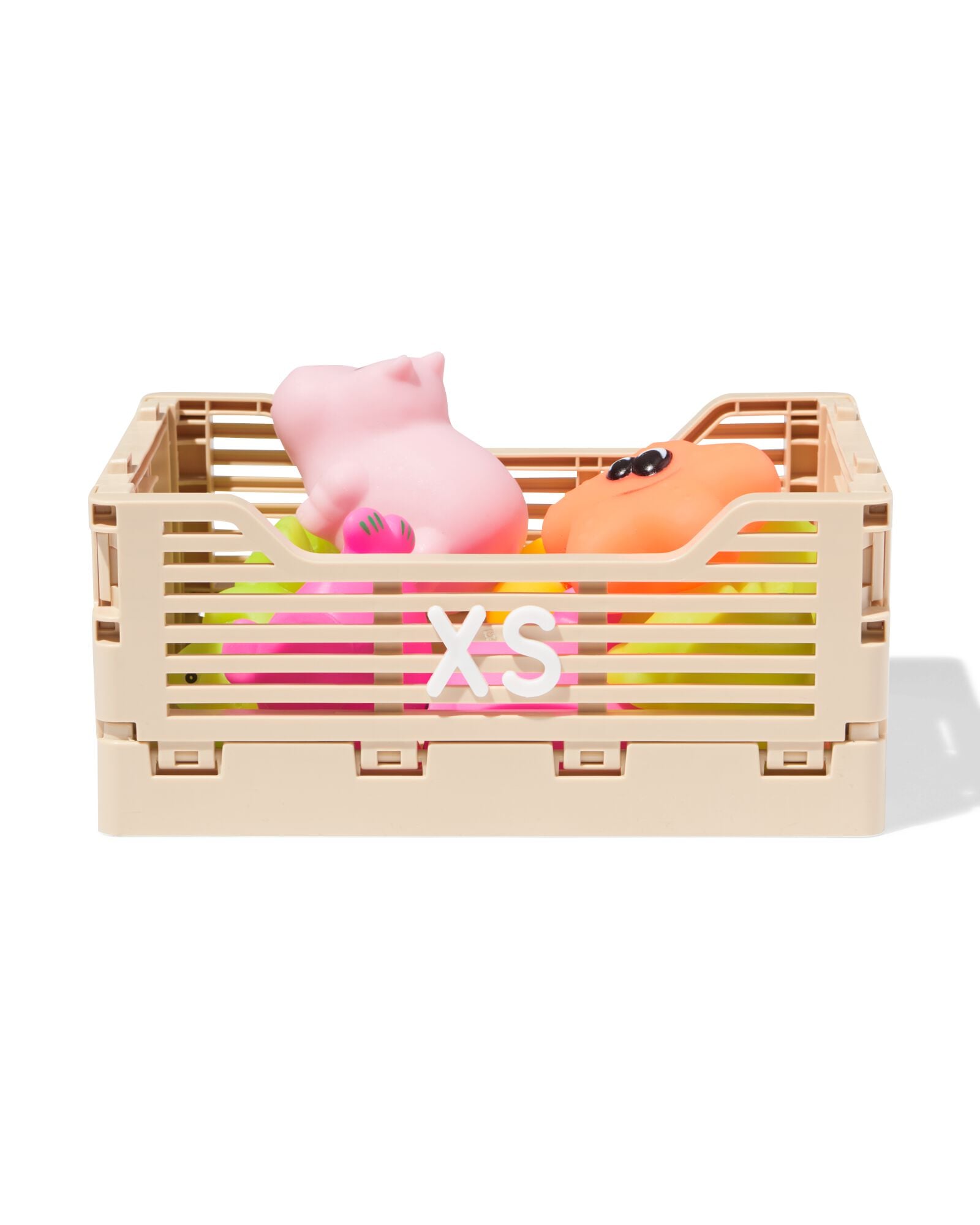 caisse pliable &agrave; lettres recycl&eacute;e XS beige beige XS  13 x 18 x 8 - 39800025 - HEMA