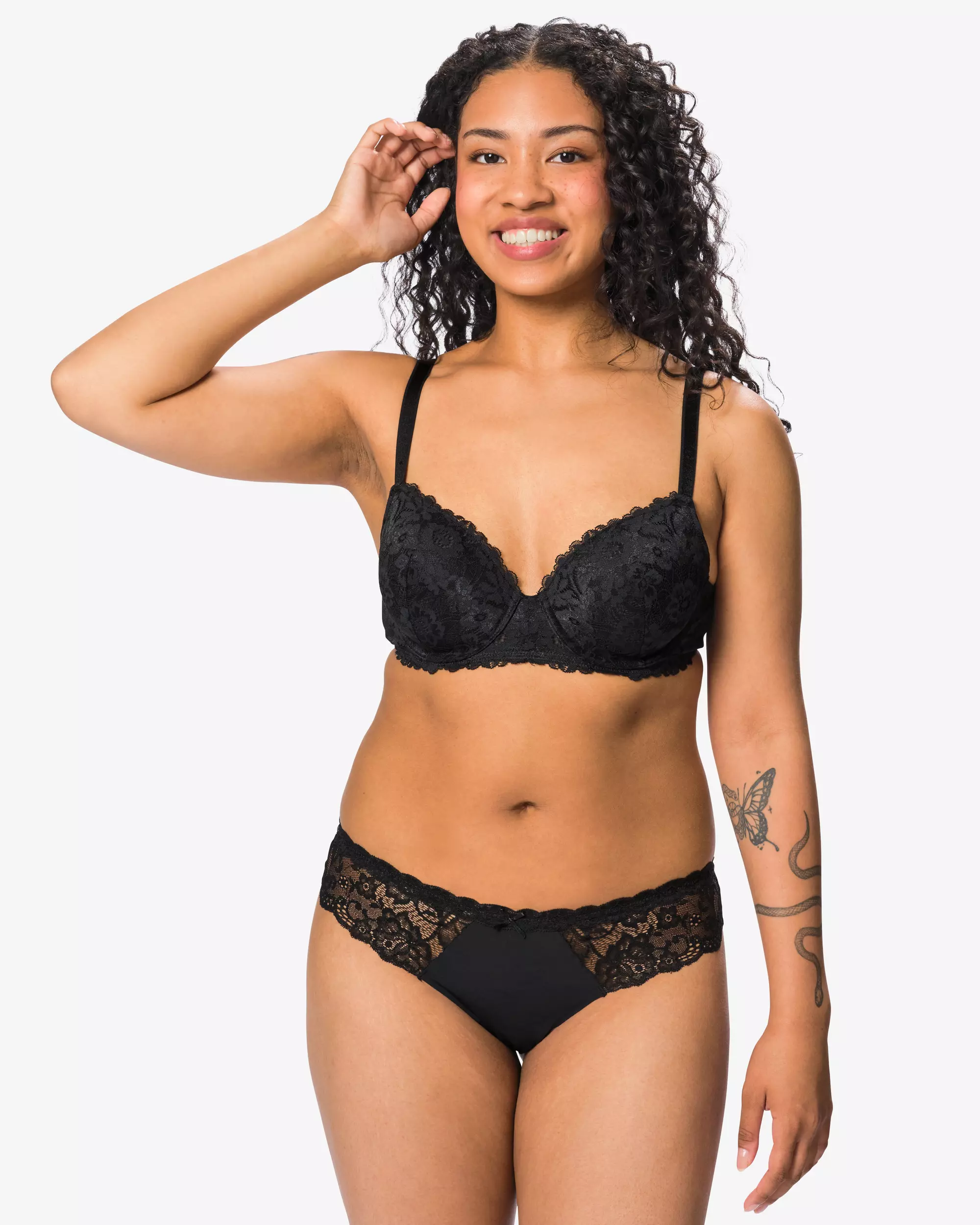 string femme microfibre