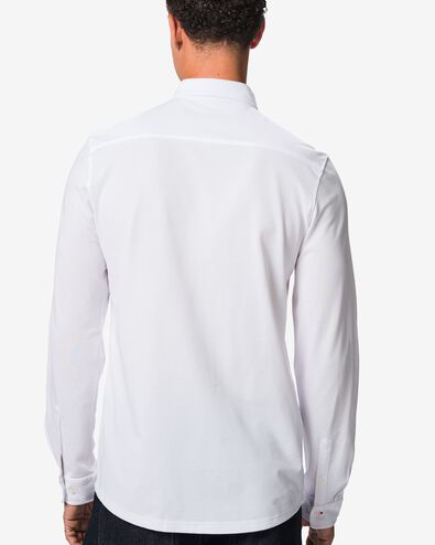 chemise homme Billy piqu&eacute;e blanc cass&eacute; blanc cass&eacute; - 2101870OFFWHITE - HEMA