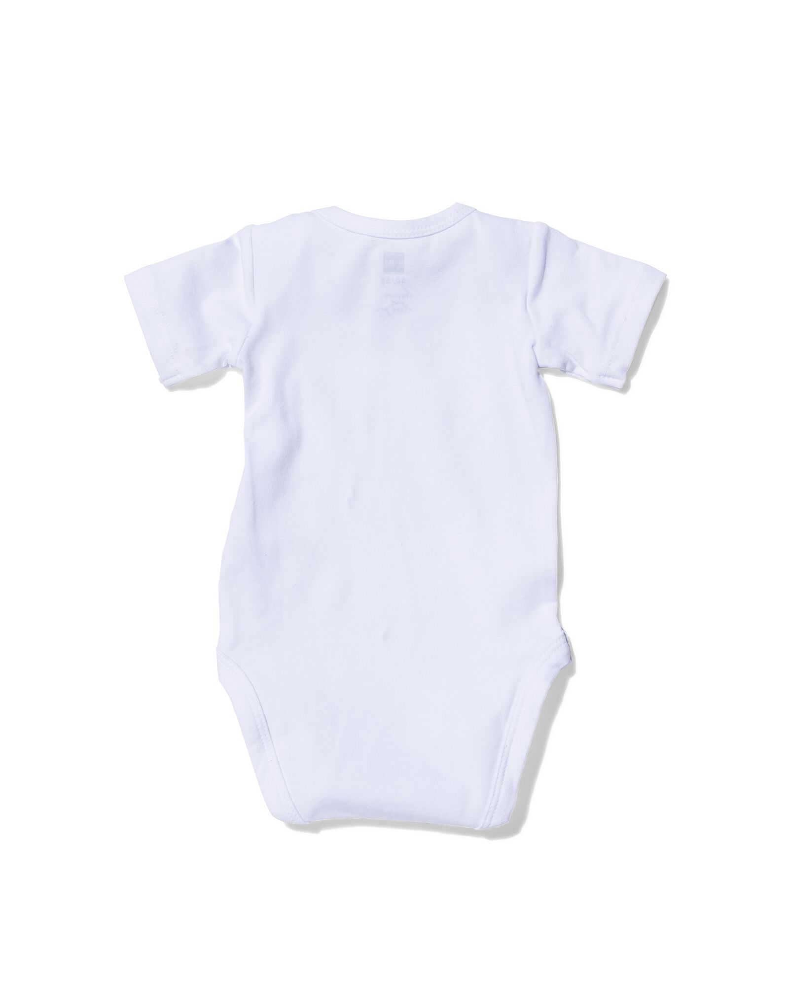 body en coton bio extensible &agrave; manches courtes - 2 pi&egrave;ces blanc blanc - 33355010WHITE - HEMA