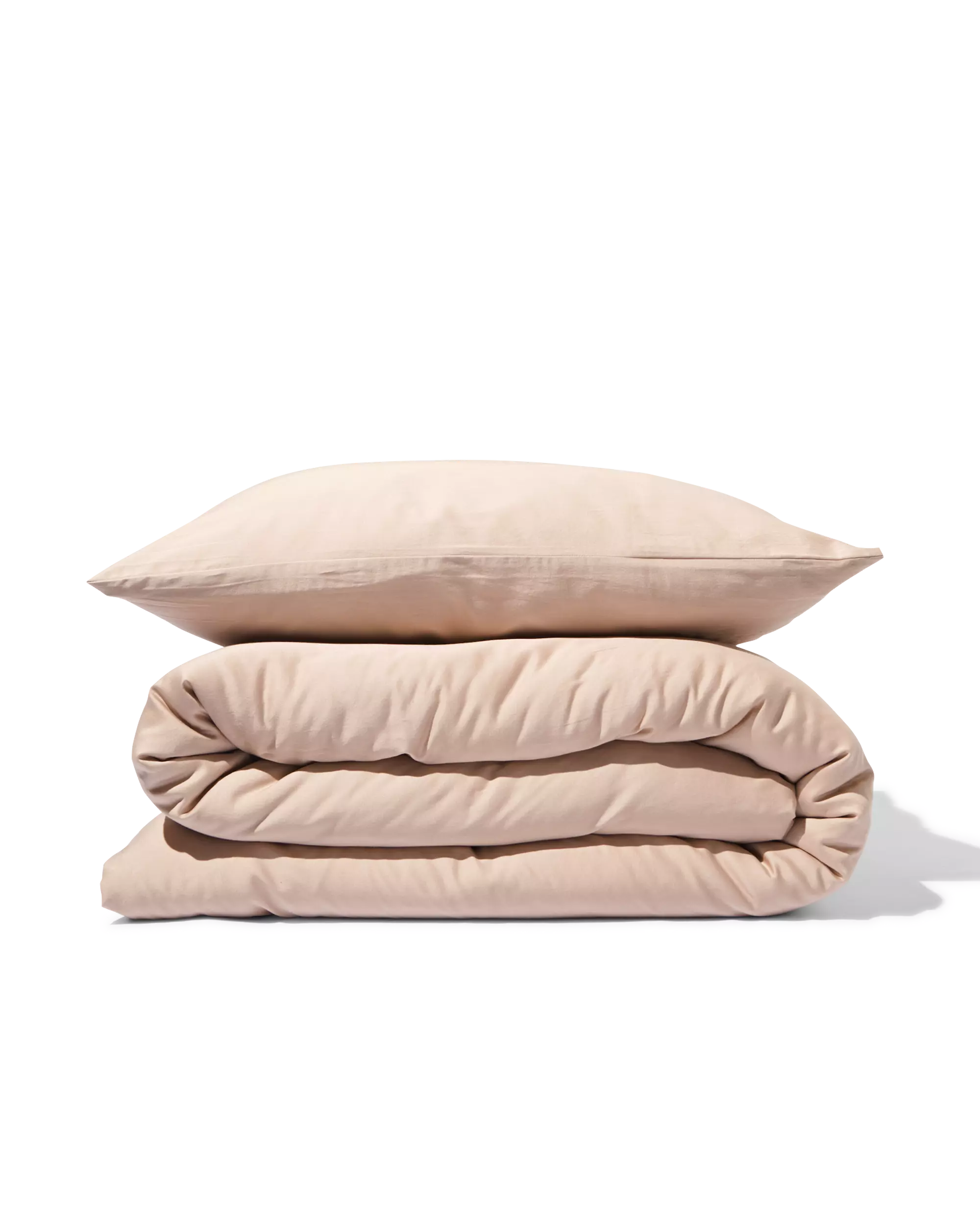 housse de couette 140x200/220 cm coton hôtel satin taupe