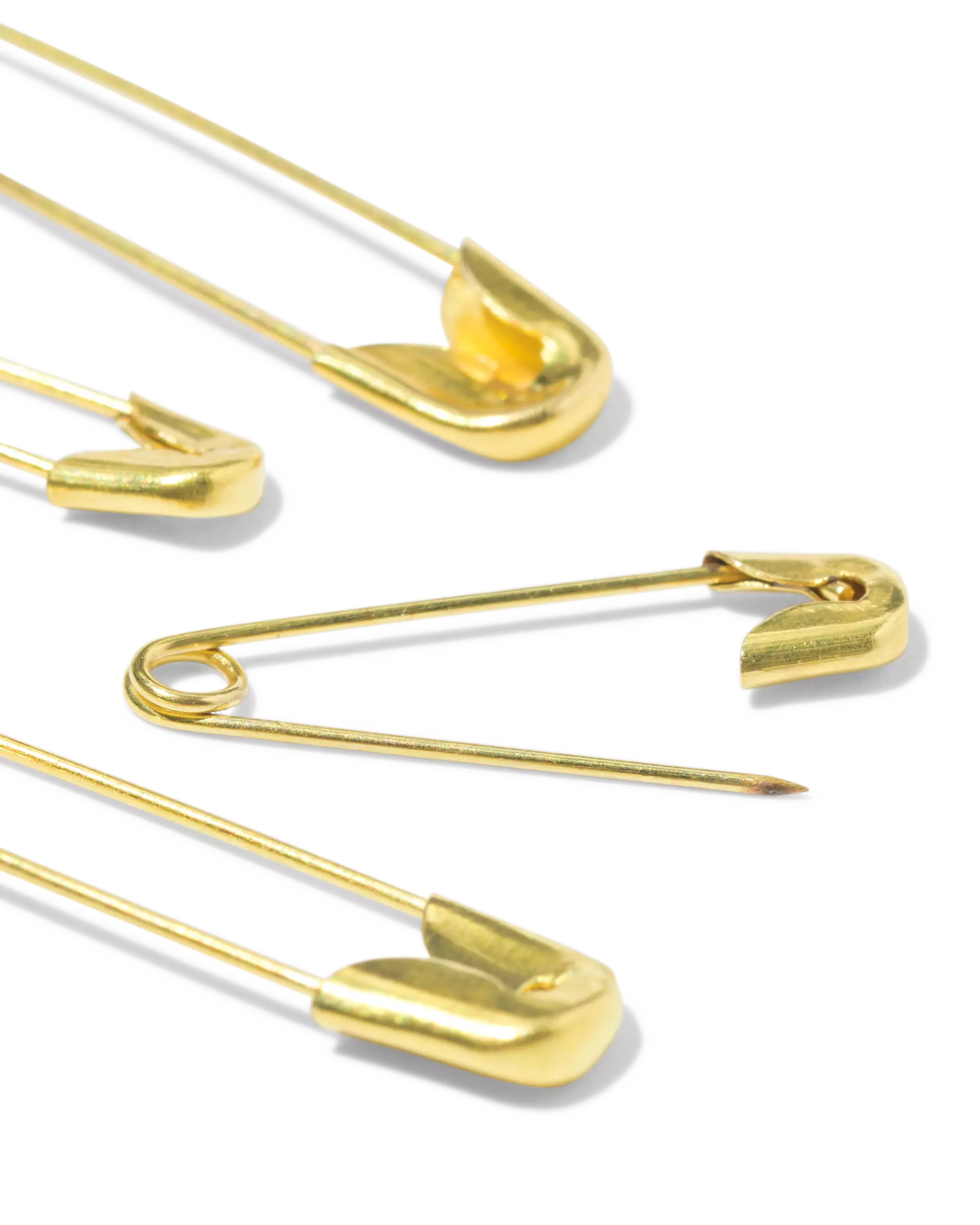 Sicherheitsnadeln, Gold – 48 Stück