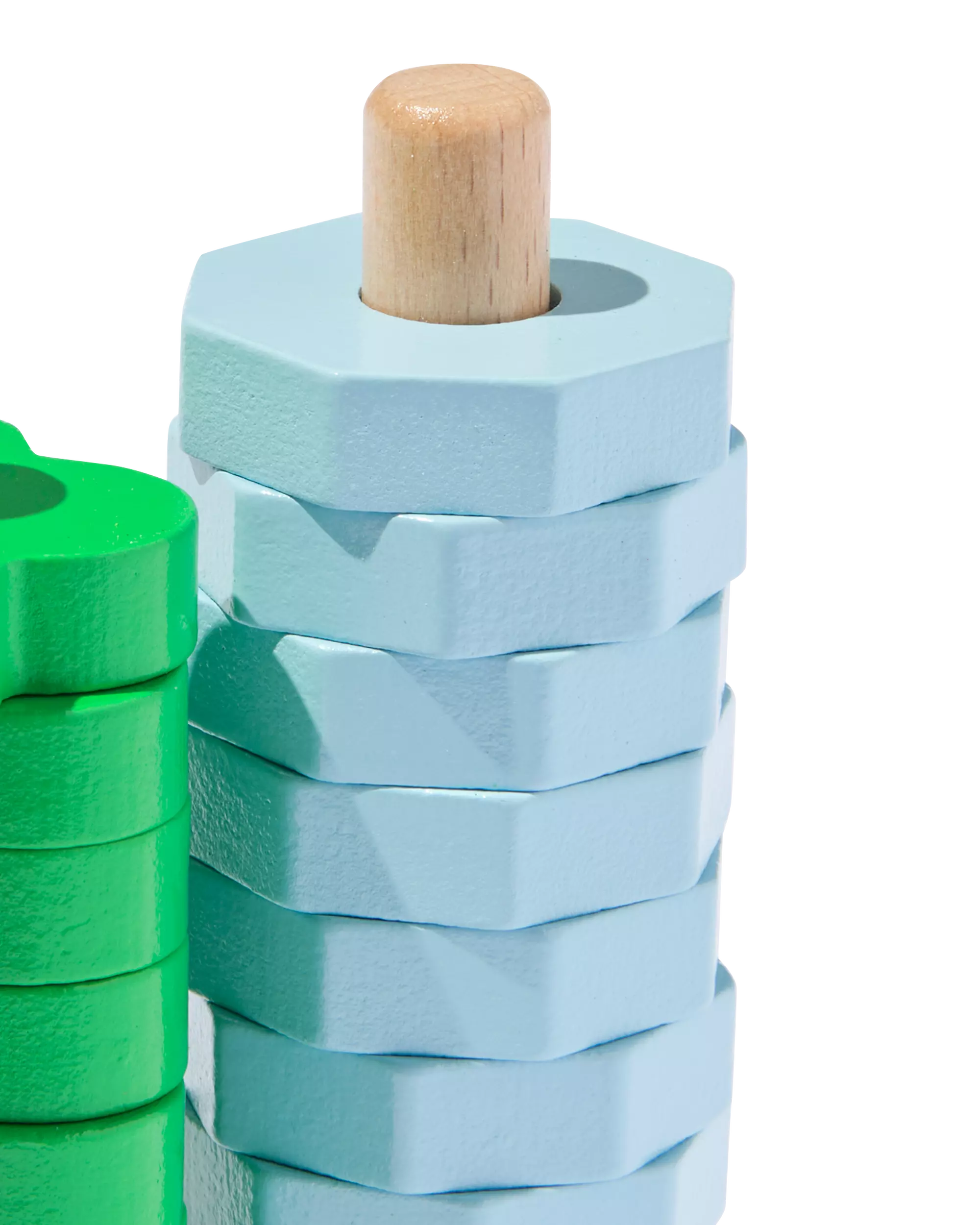 puzzle à empiler formes en bois