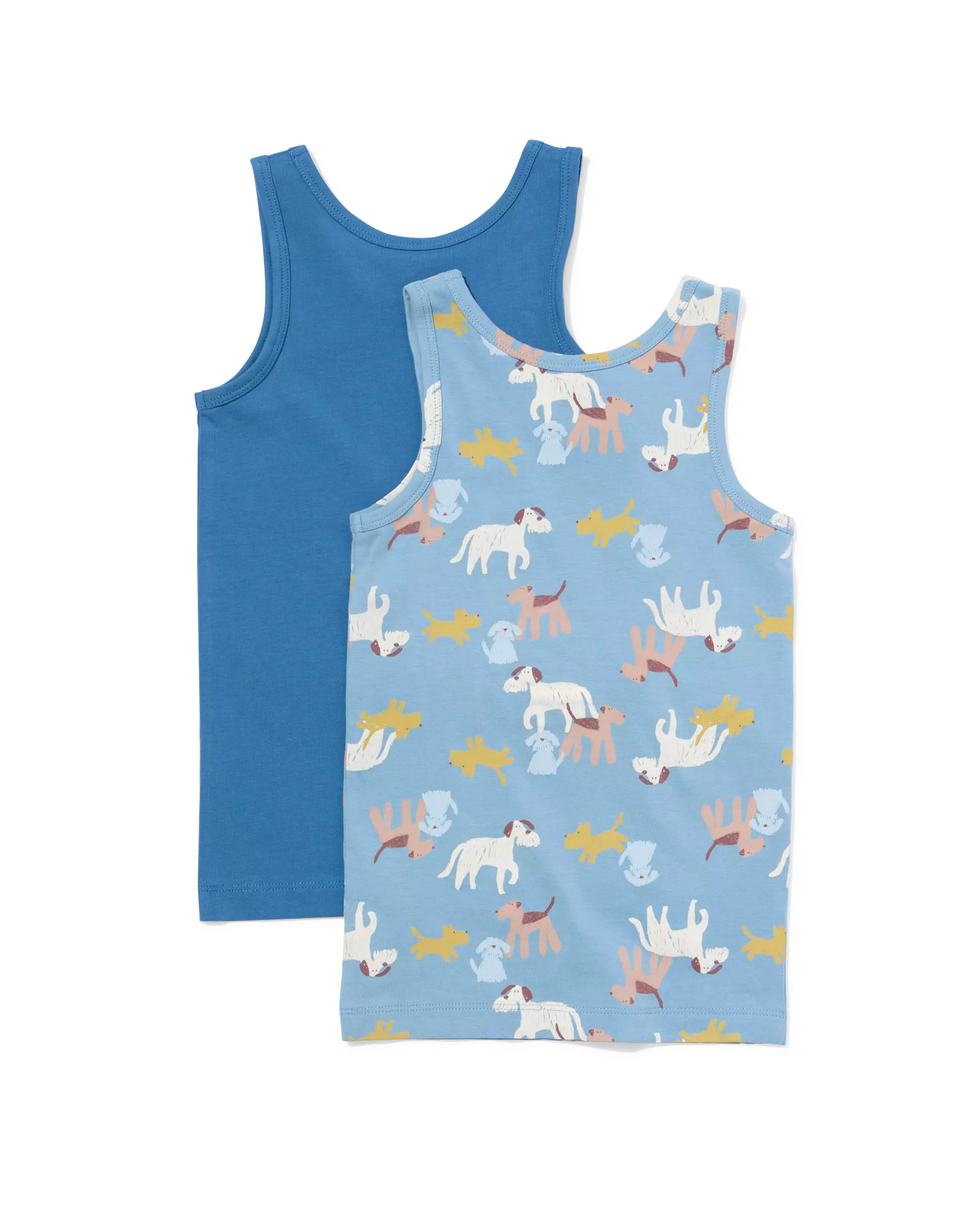 débardeurs enfant chiens - lot de 2