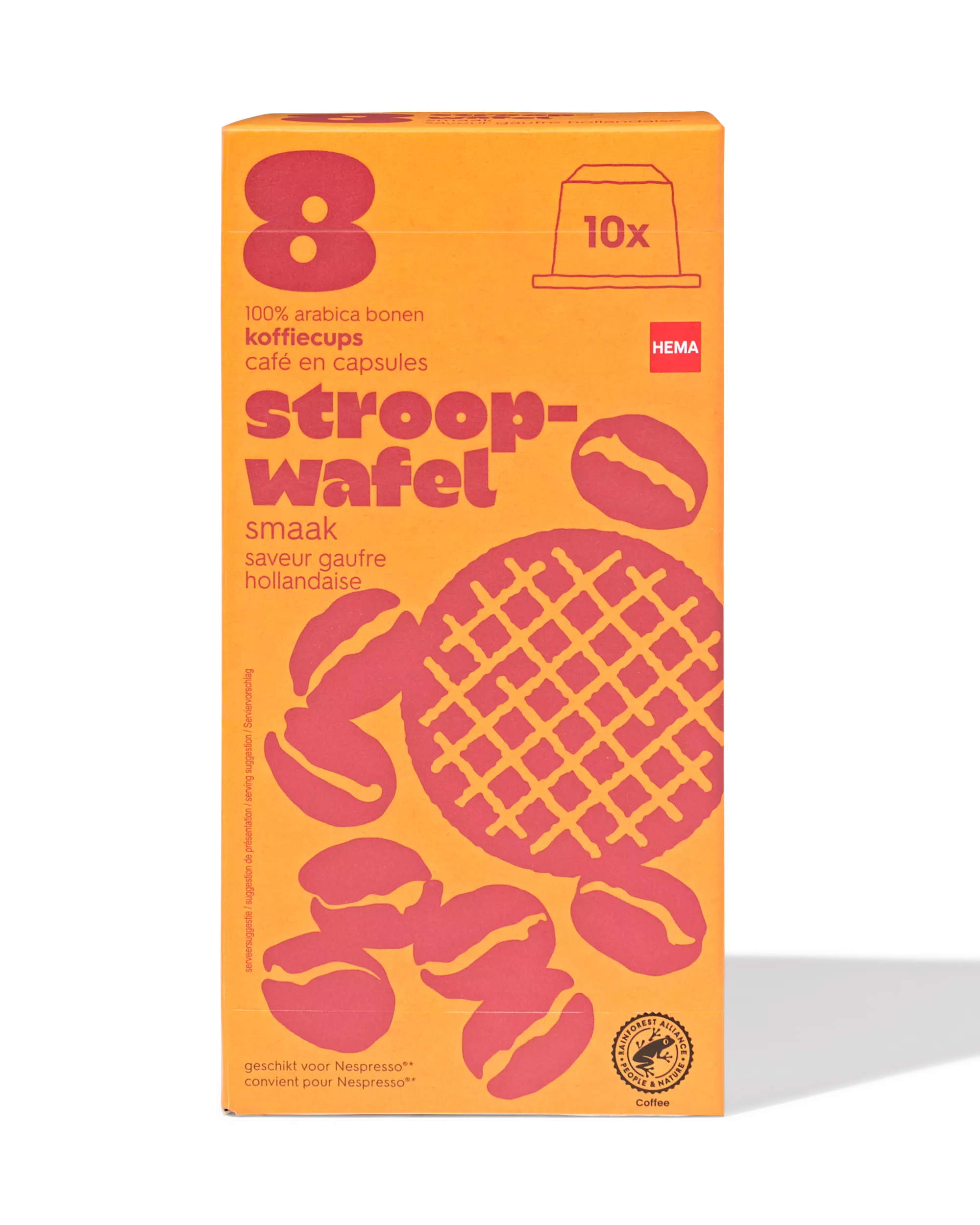 capsules de café gaufre hollandaise - lot de 10
