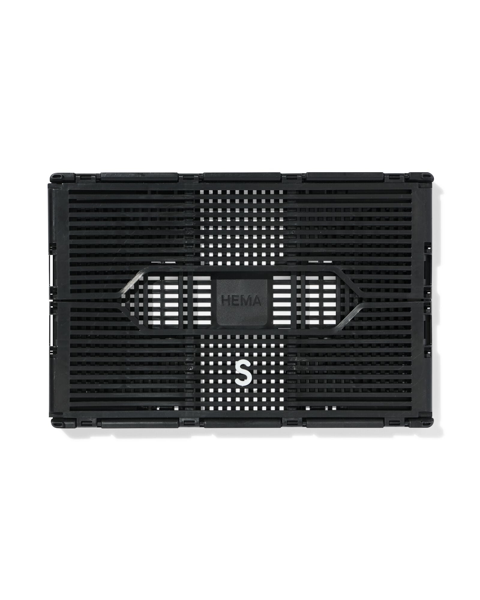 caisse pliable &agrave; lettres recycl&eacute;e S noir noir S  20 x 30 x 11,5 - 39811074 - HEMA