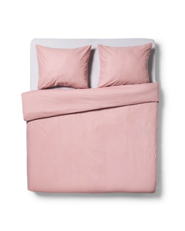 housse de couette 200x200/220 coton doux mauve - 5720410 - HEMA