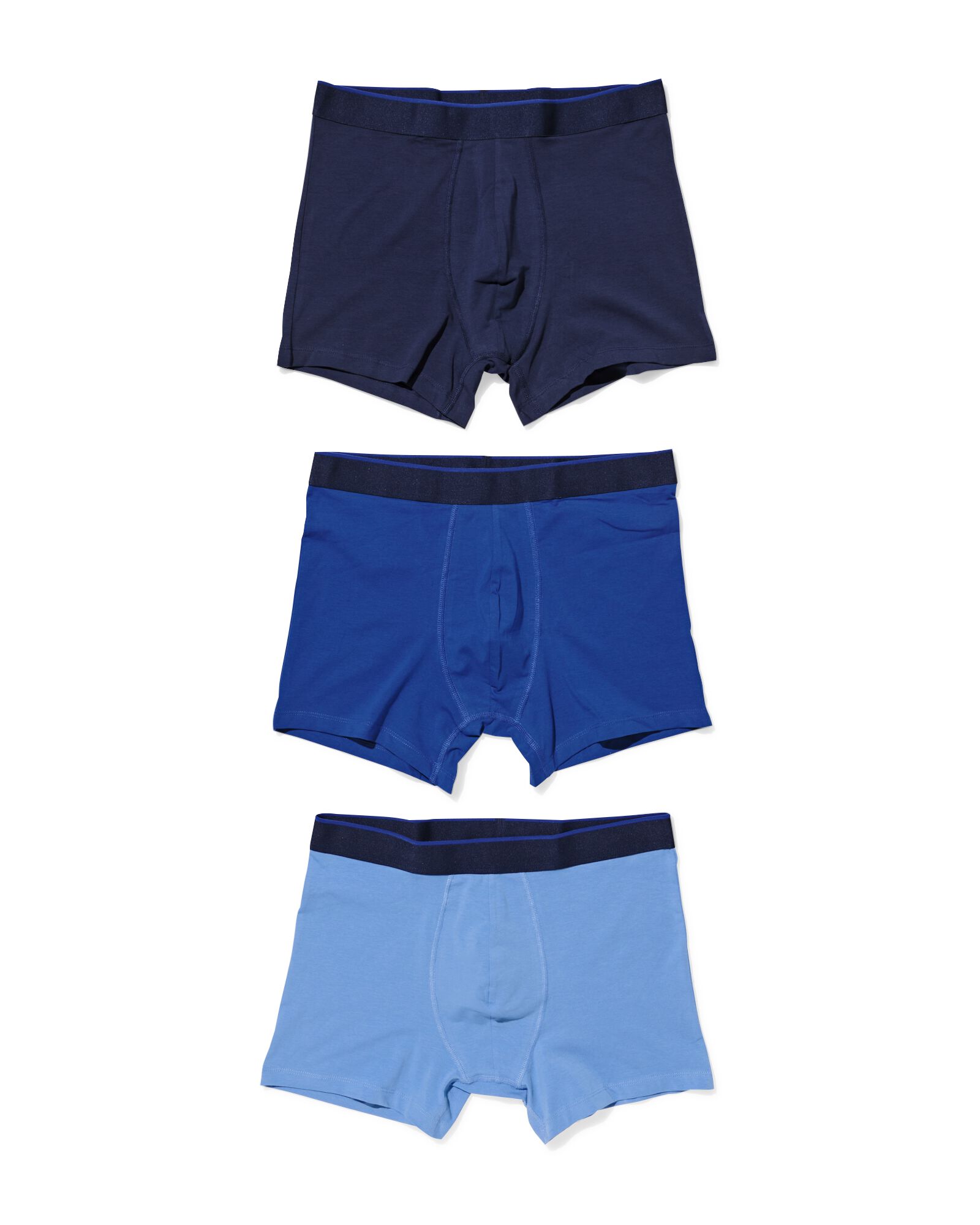boxer homme - 3 pi&egrave;ces bleu - 19168310BLUE - HEMA