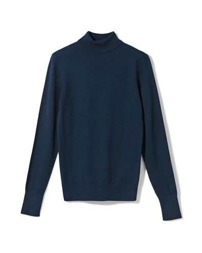 dames T-shirt Lois basic donkerblauw donkerblauw - 36306610DARKBLUE - HEMA