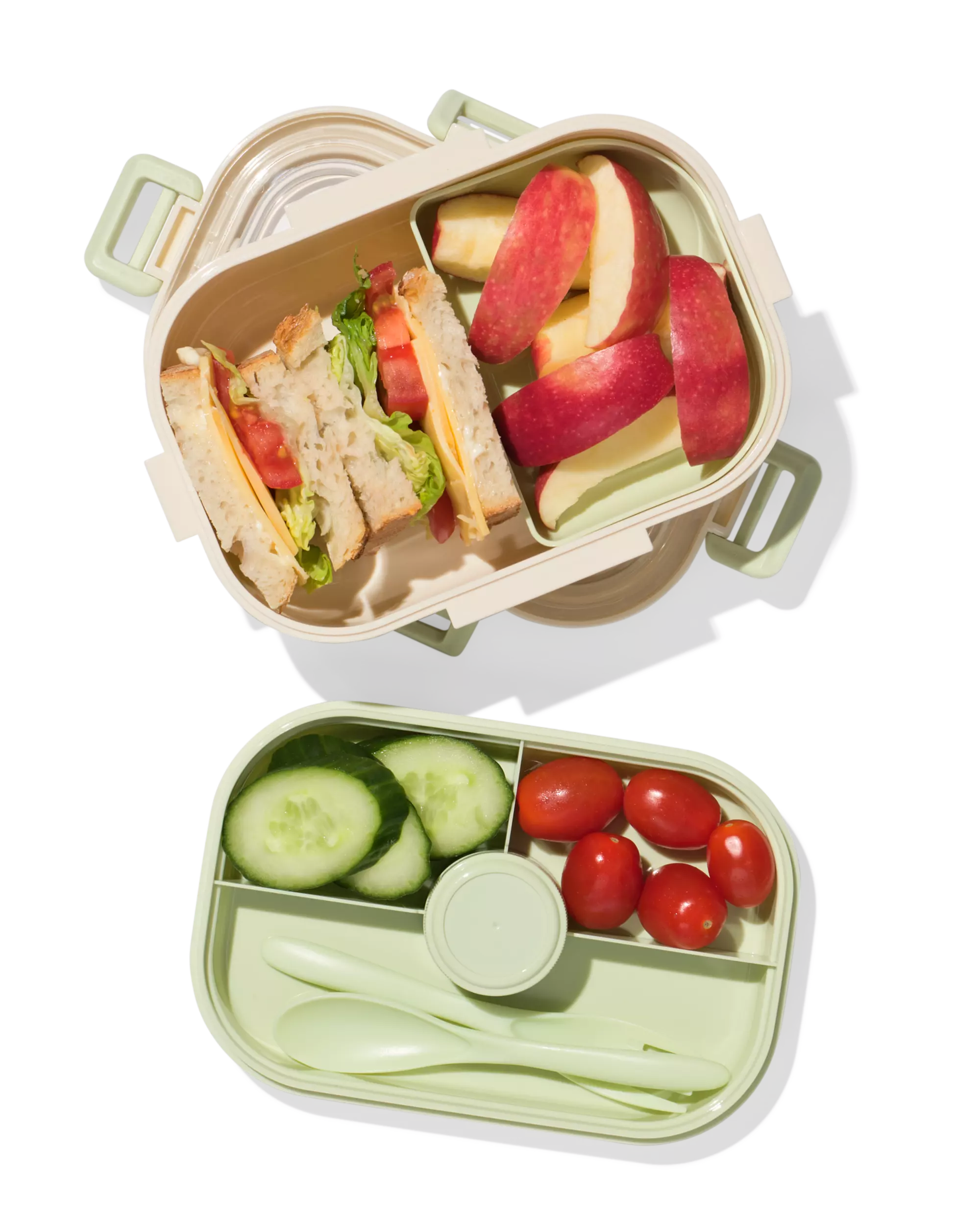 Salatbox 21,3 x 14,8 x 9,3 cm beige
