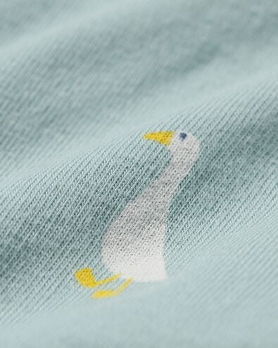 body crois&eacute; &eacute;volutif b&eacute;b&eacute; jersey oies bleu clair bleu clair - 33461720LIGHTBLUE - HEMA
