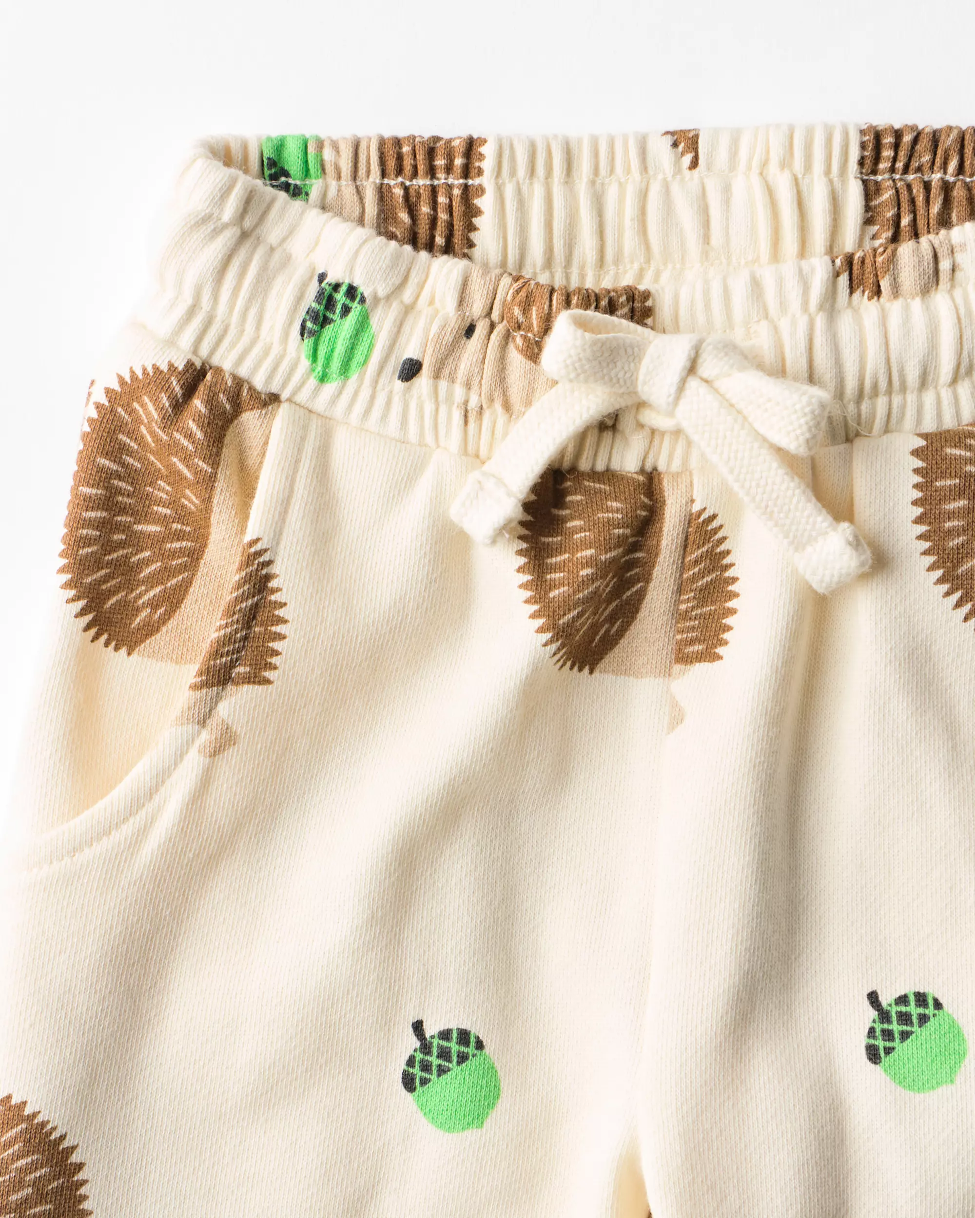 ensemble vêtement bébé tissu molleton hérissons