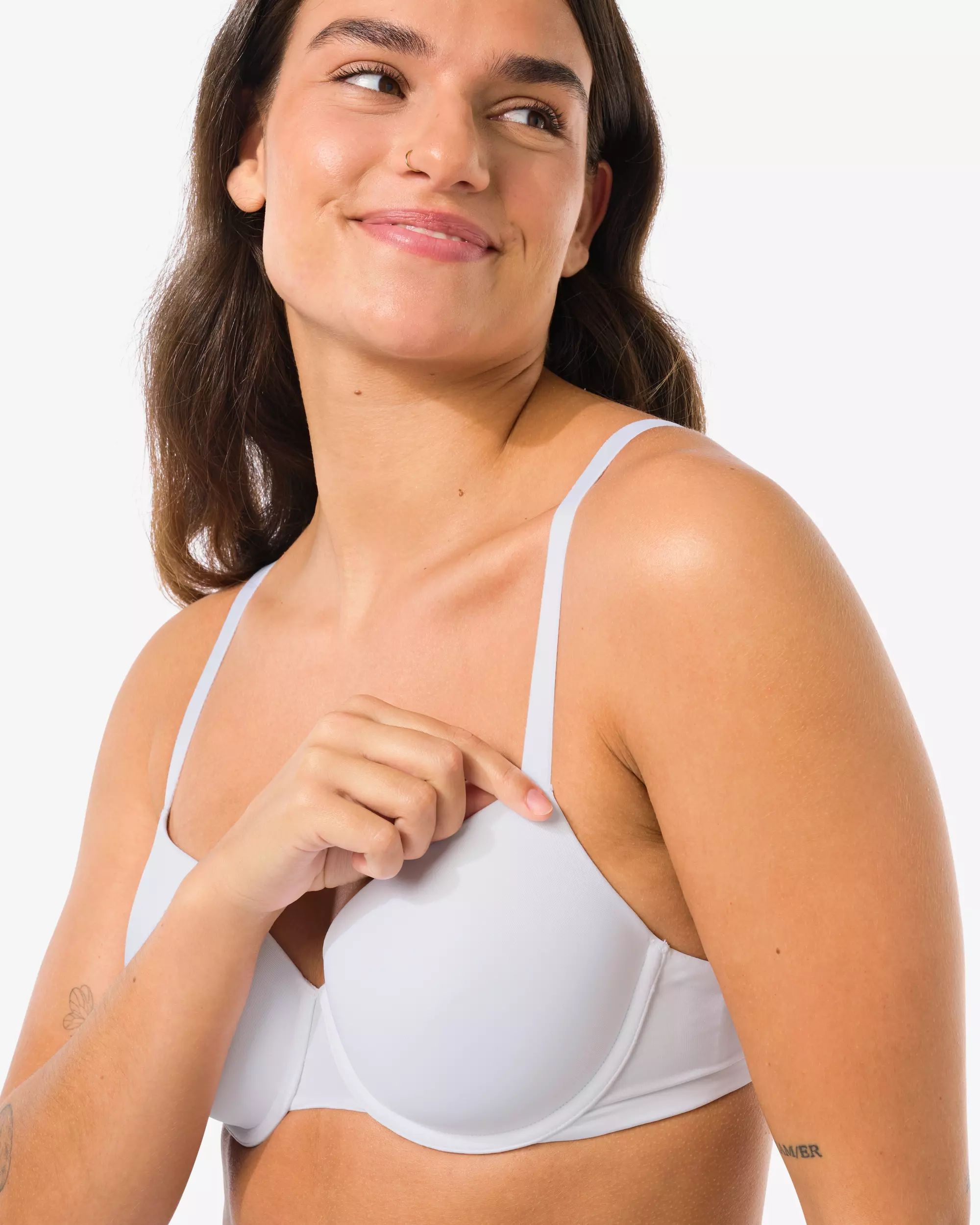 soutien-gorge préformé avec armatures recyclé/micro