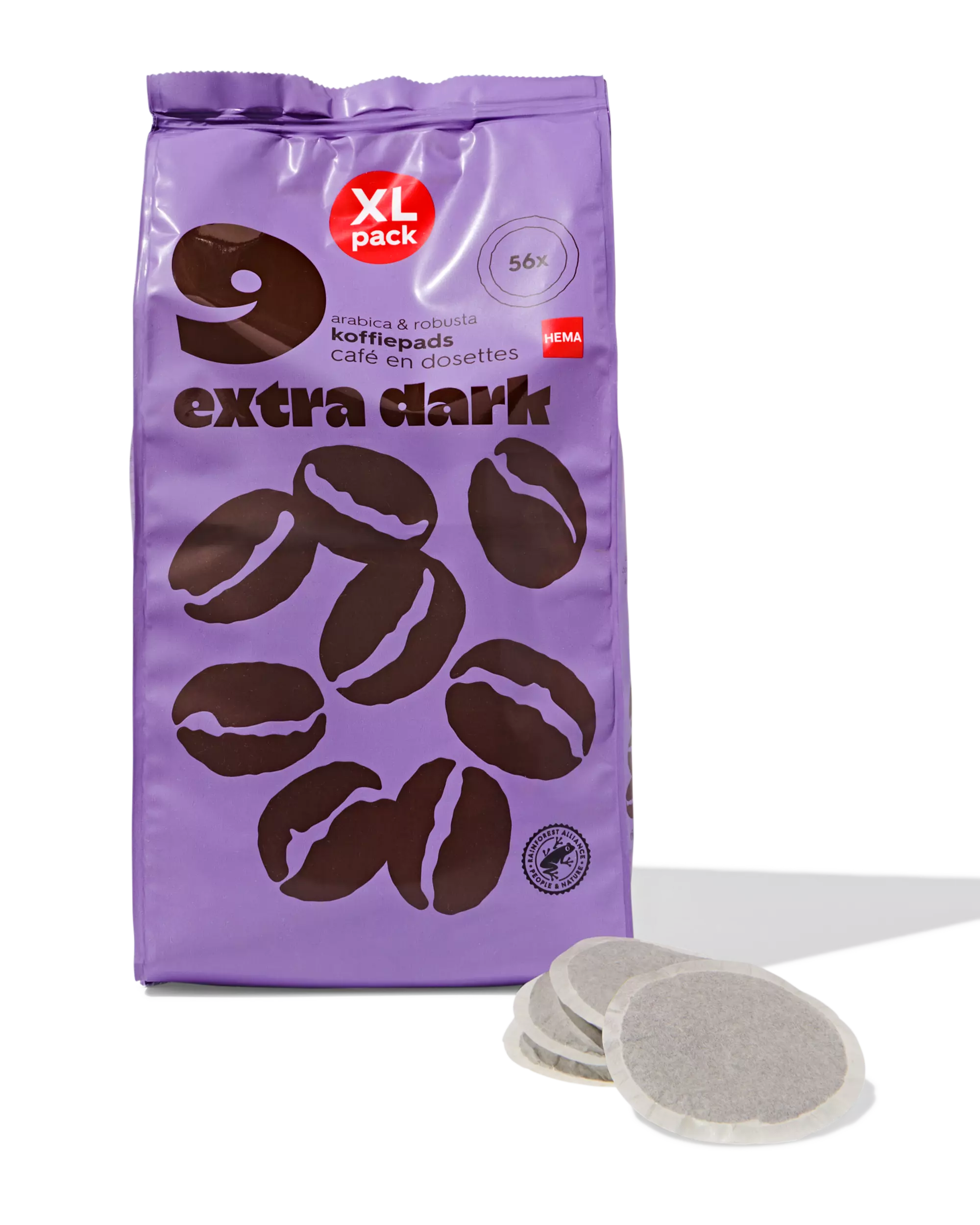koffiepads extra dark - 56 stuks