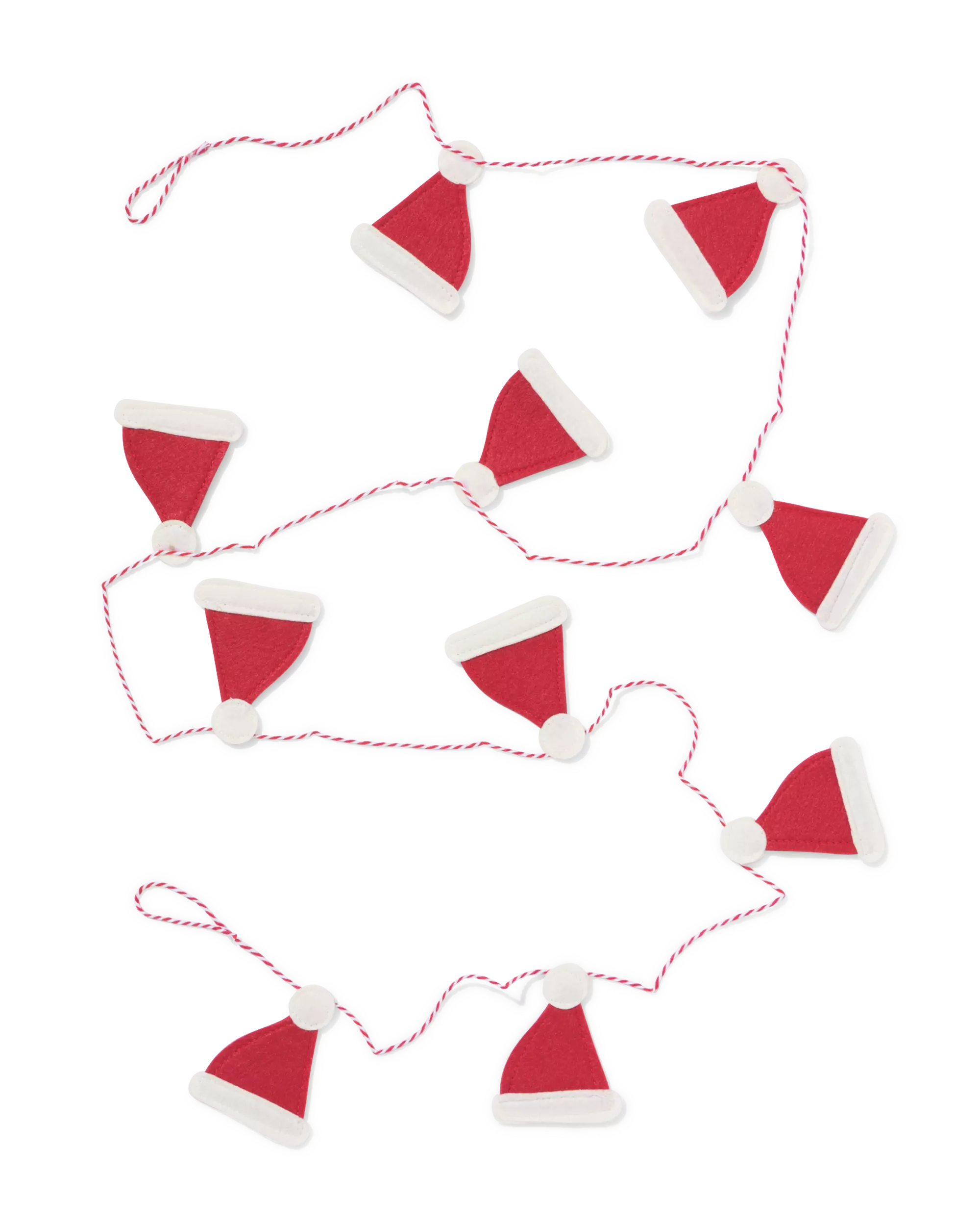 guirlande 1,8 m petits pères Noël