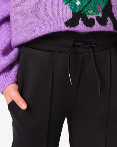pantalons de surv&ecirc;tement enfant coupe large noir noir - 30808315BLACK - HEMA