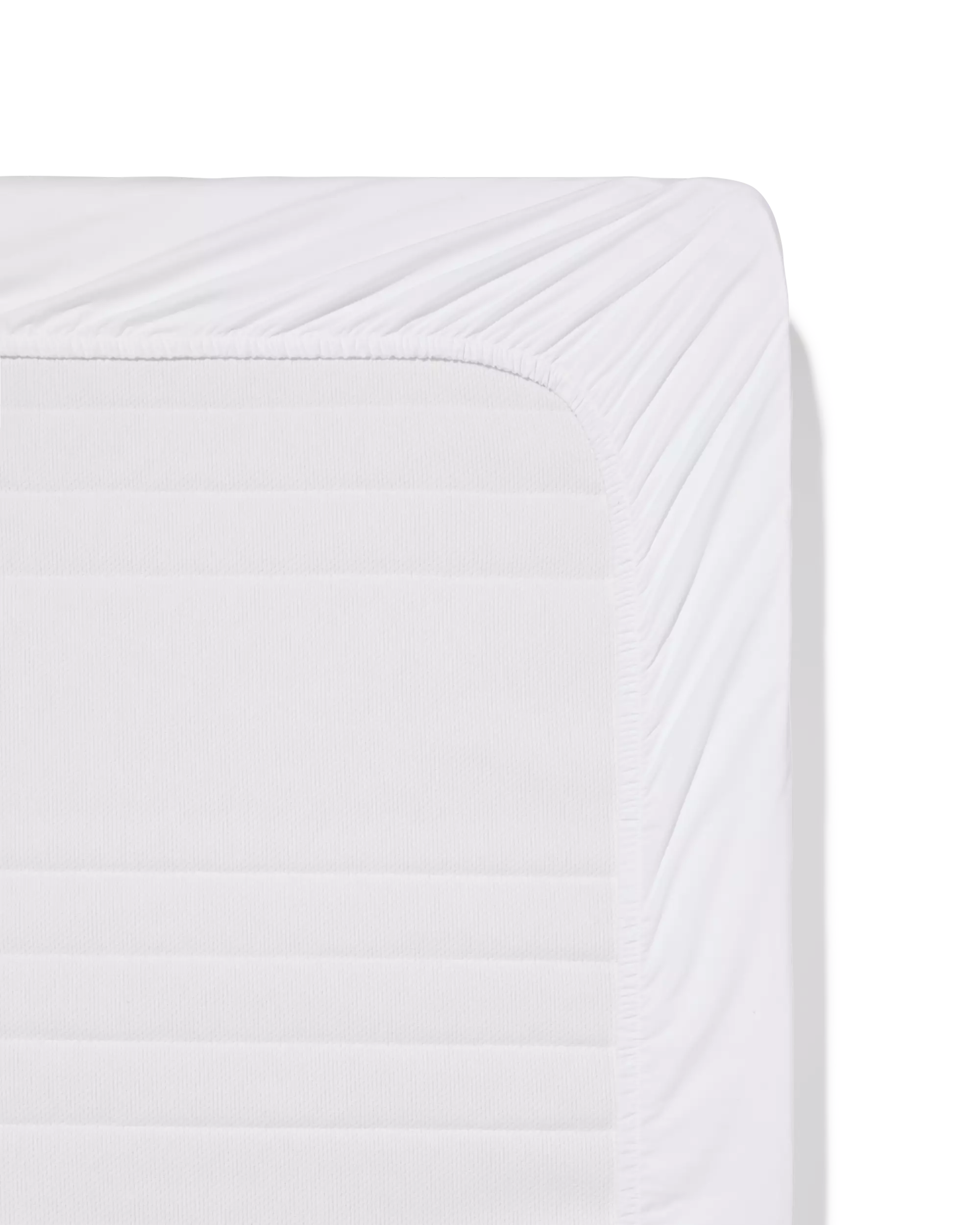 drap-housse boxspring 140x200cm percale de coton hôtel blanc