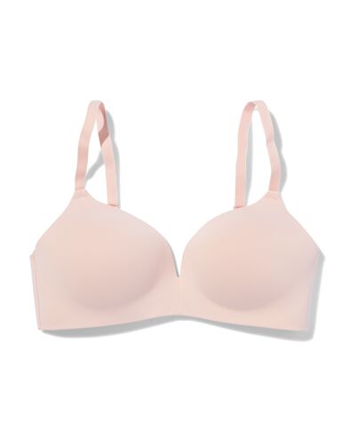 soutien-gorge pr&eacute;form&eacute; sans armatures micro rose p&acirc;le - 21813530LIGHTPINK - HEMA