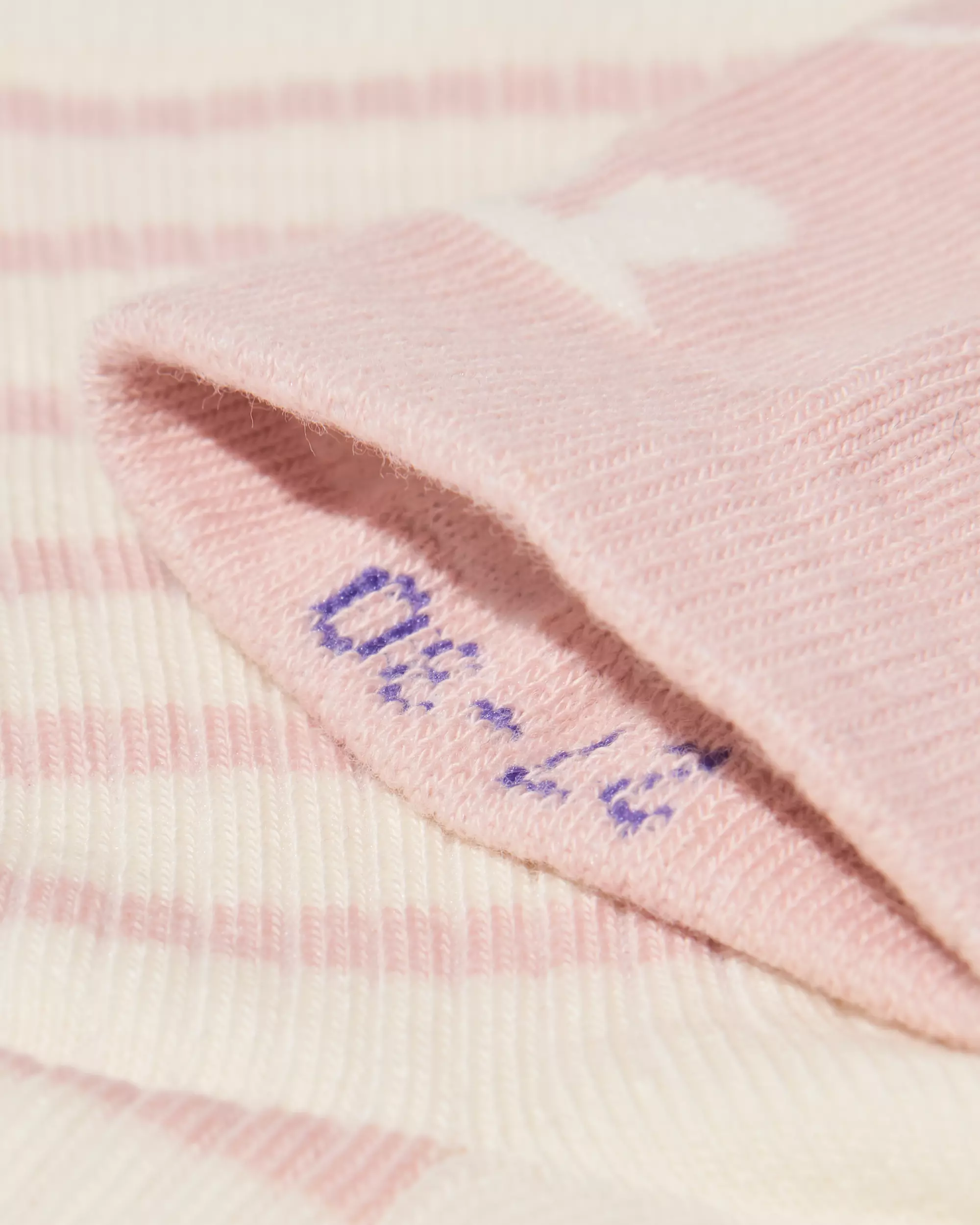 chaussettes enfant miffy côtelées rayures - 5 paires