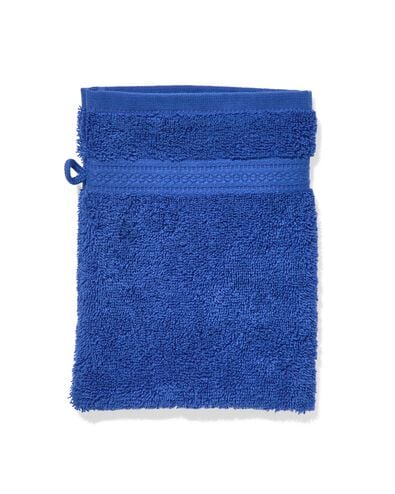 gant de toilette 16x21cm qualit&eacute; &eacute;paisse bleu cobalt - 5282862 - HEMA