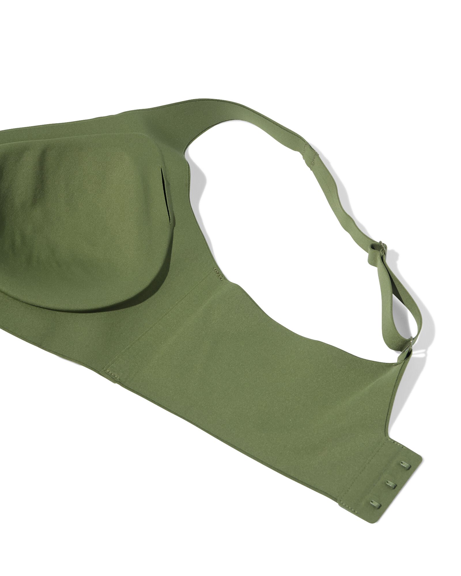 soutien-gorge pr&eacute;form&eacute; sans armatures et sans coutures  vert fonc&eacute; vert fonc&eacute; - 21805535DARKGREEN - HEMA