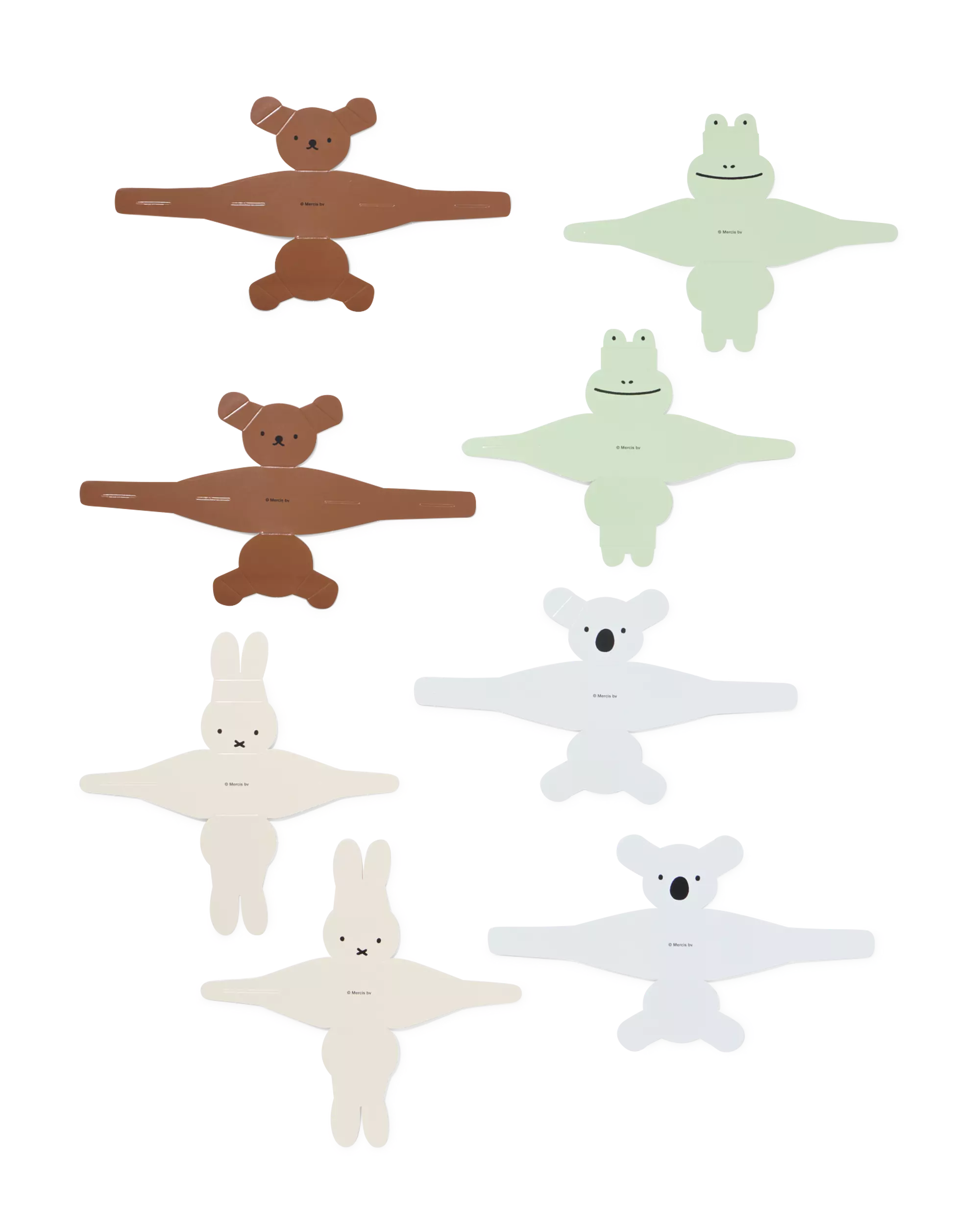 Miffy-Faltschachteln, 14,5 × 14,5 cm – 8 Stück