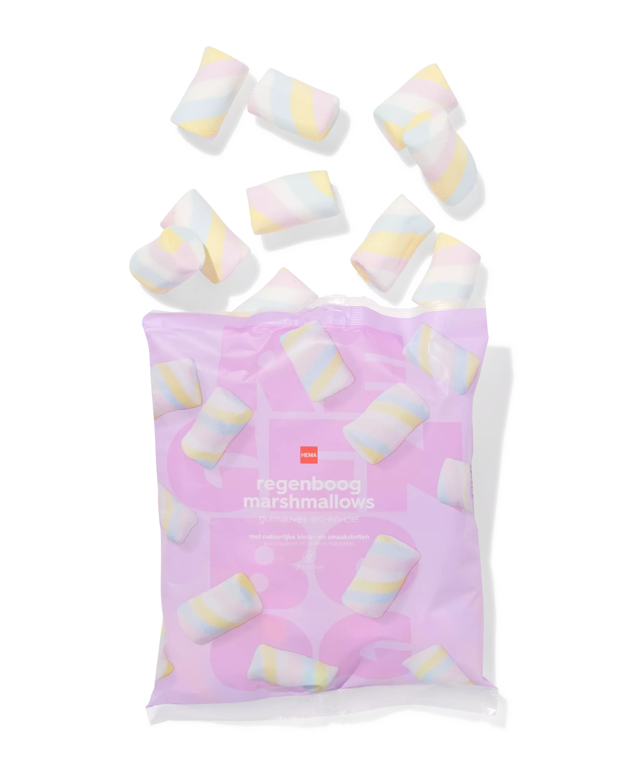 regenboog marshmallows 200g