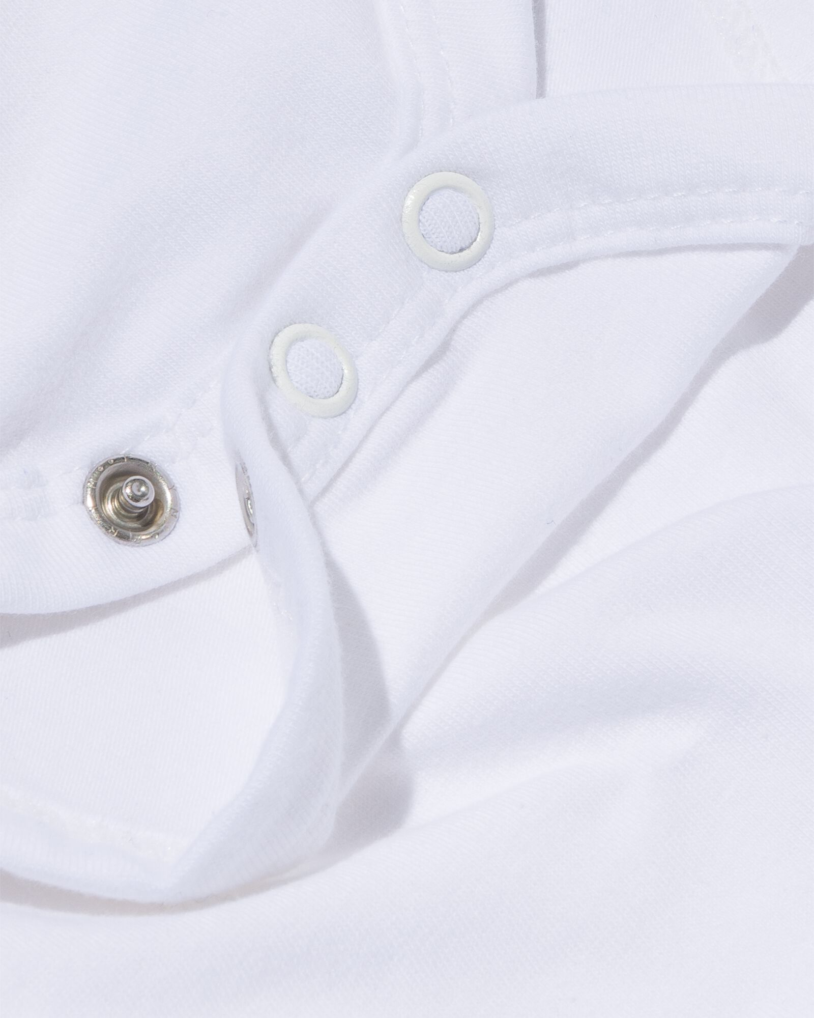 body crois&eacute; en coton biologique stretch - 2 pi&egrave;ces blanc blanc - 33374320WHITE - HEMA