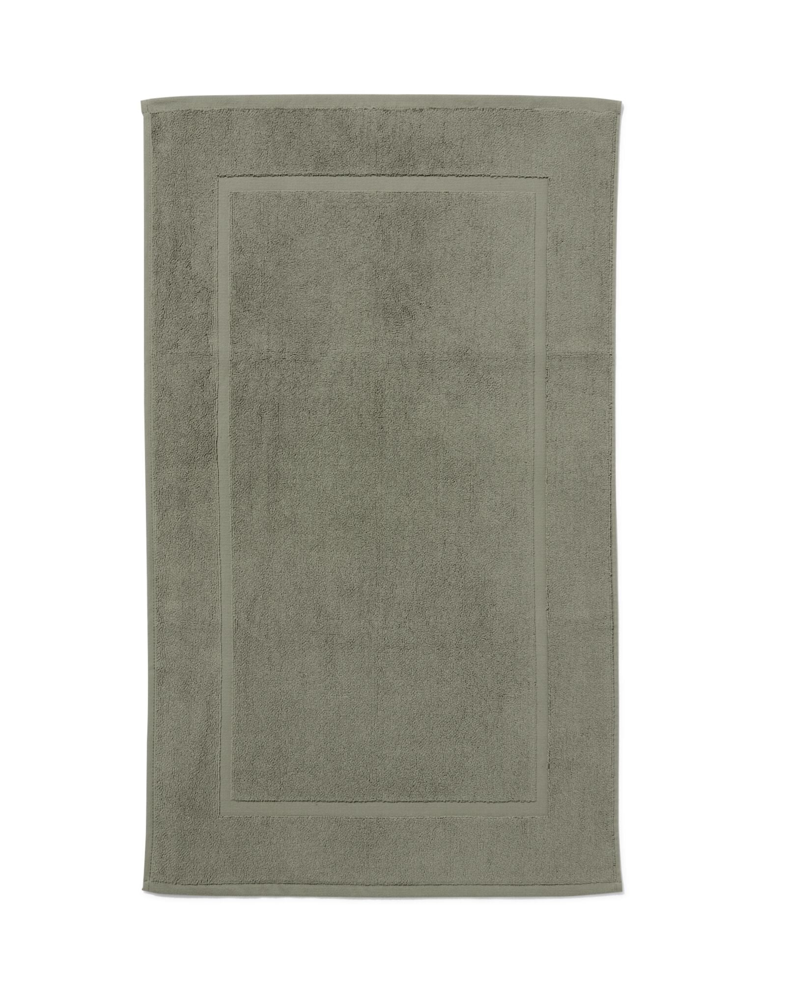 tapis de bain 50x85 qualit&eacute; &eacute;paisse vert arm&eacute;e - 5245407 - HEMA