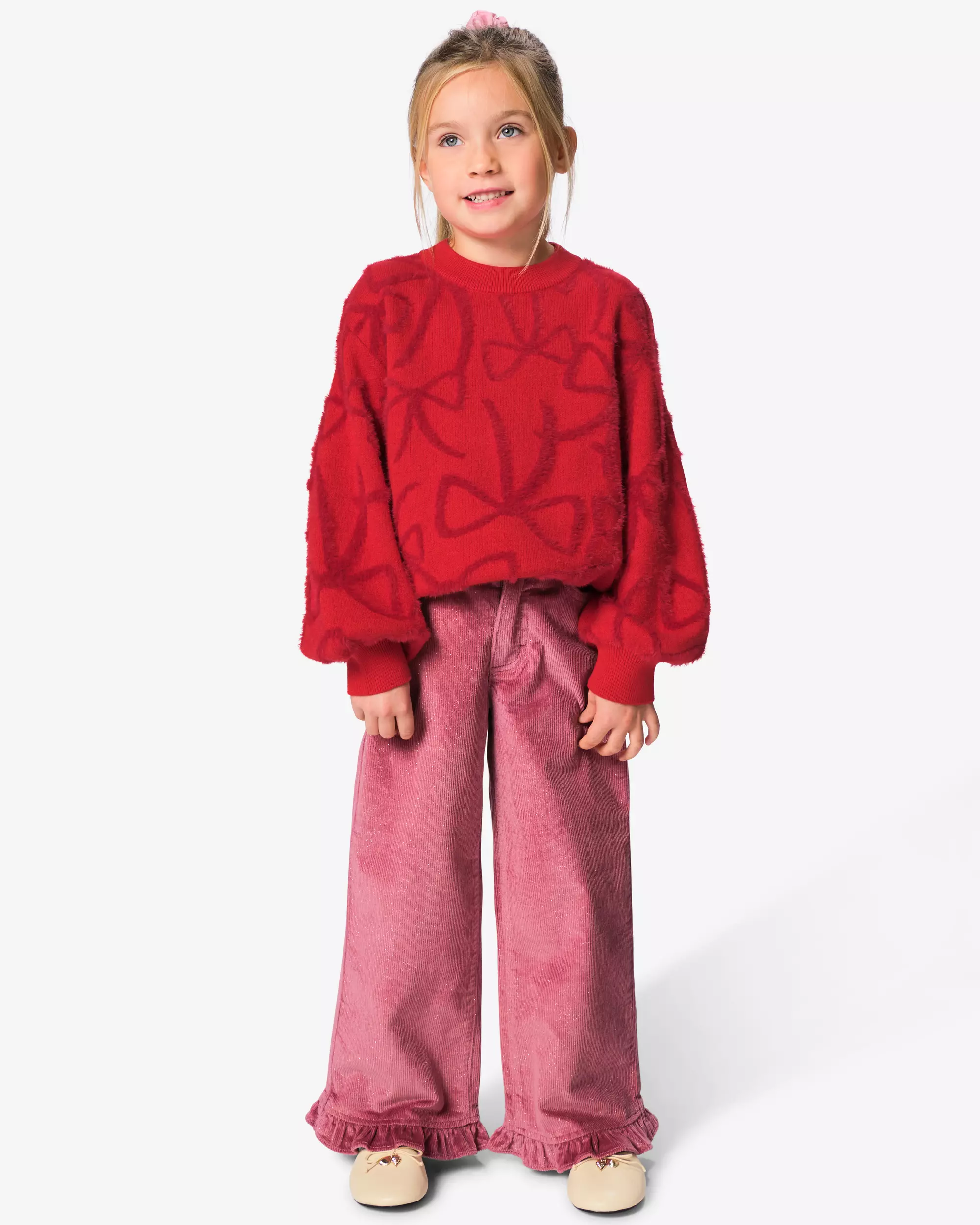 Weite Kinderhose aus Kord