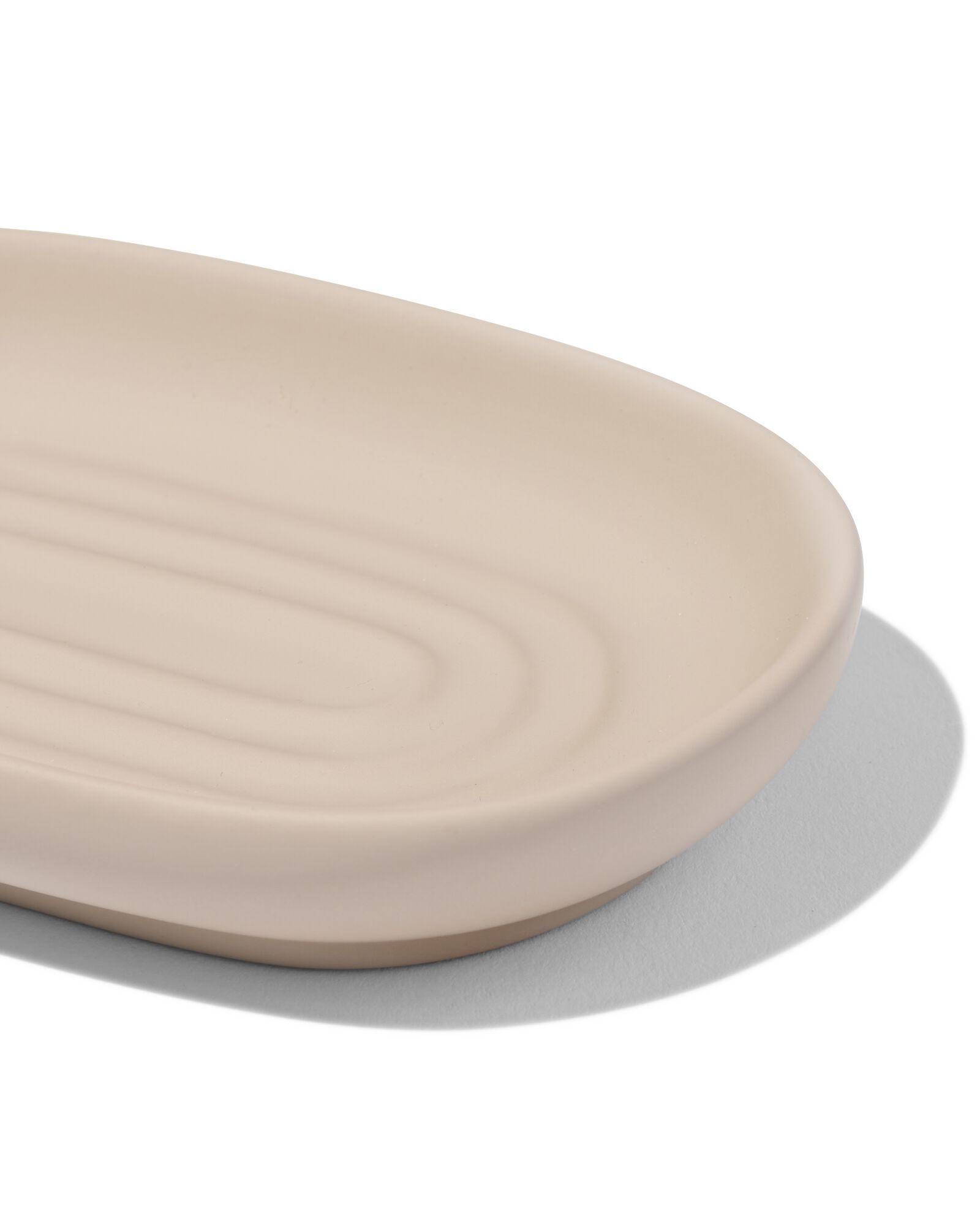 zeepbakje mat keramiek zand 9x13 - 80330116 - HEMA