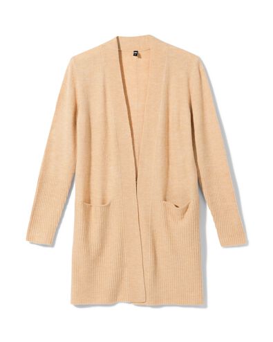 damesvest Lana acryl beige beige - 36307220BEIGE - HEMA