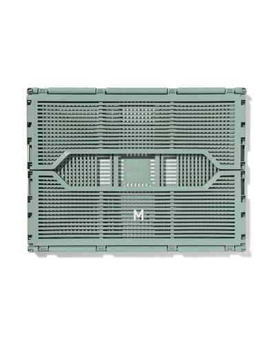 caisse pliante lettres recycl&eacute;e M vert menthe vert menthe M  30 x 40 x 17 - 39811078 - HEMA
