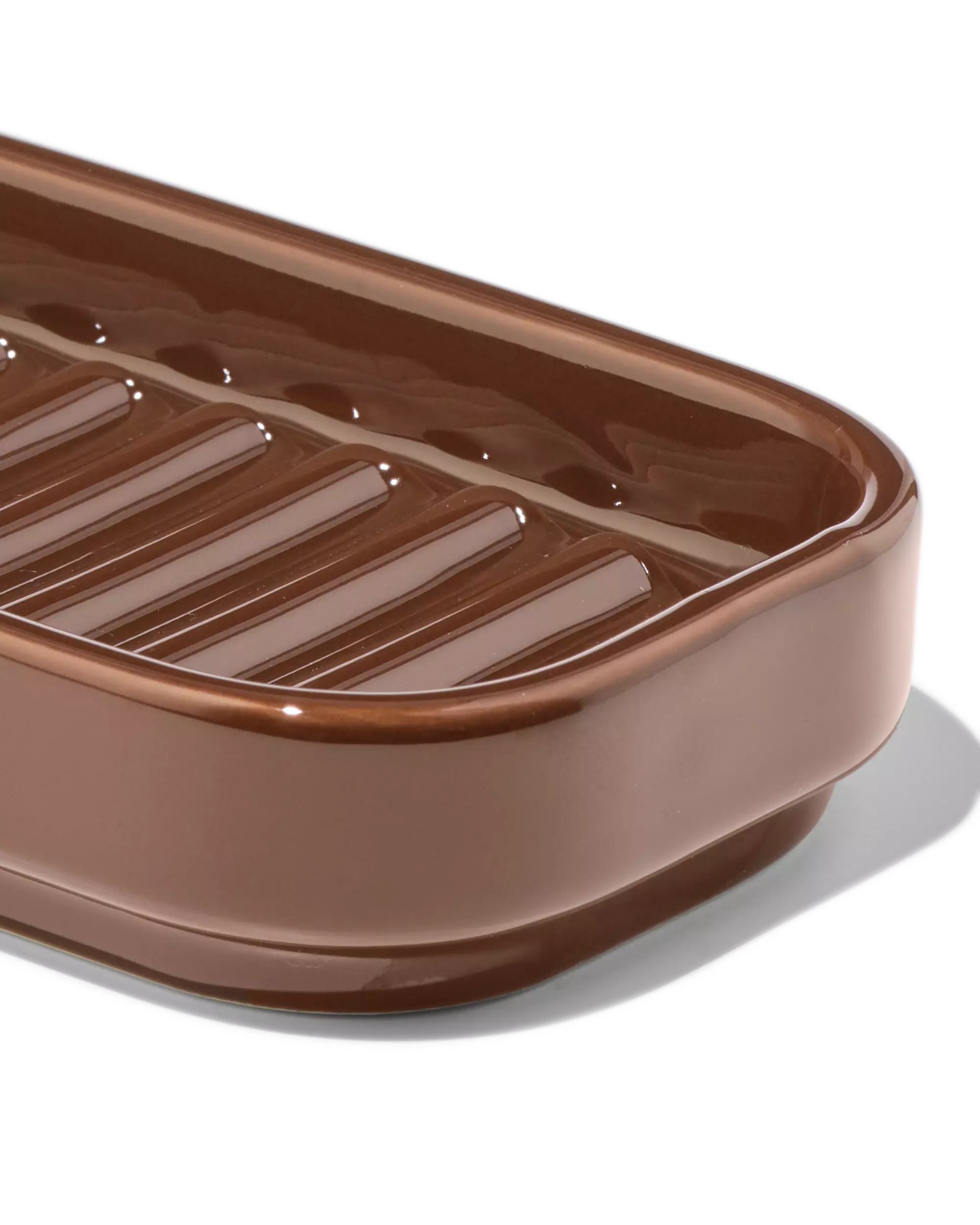 porte-savon céramique marron