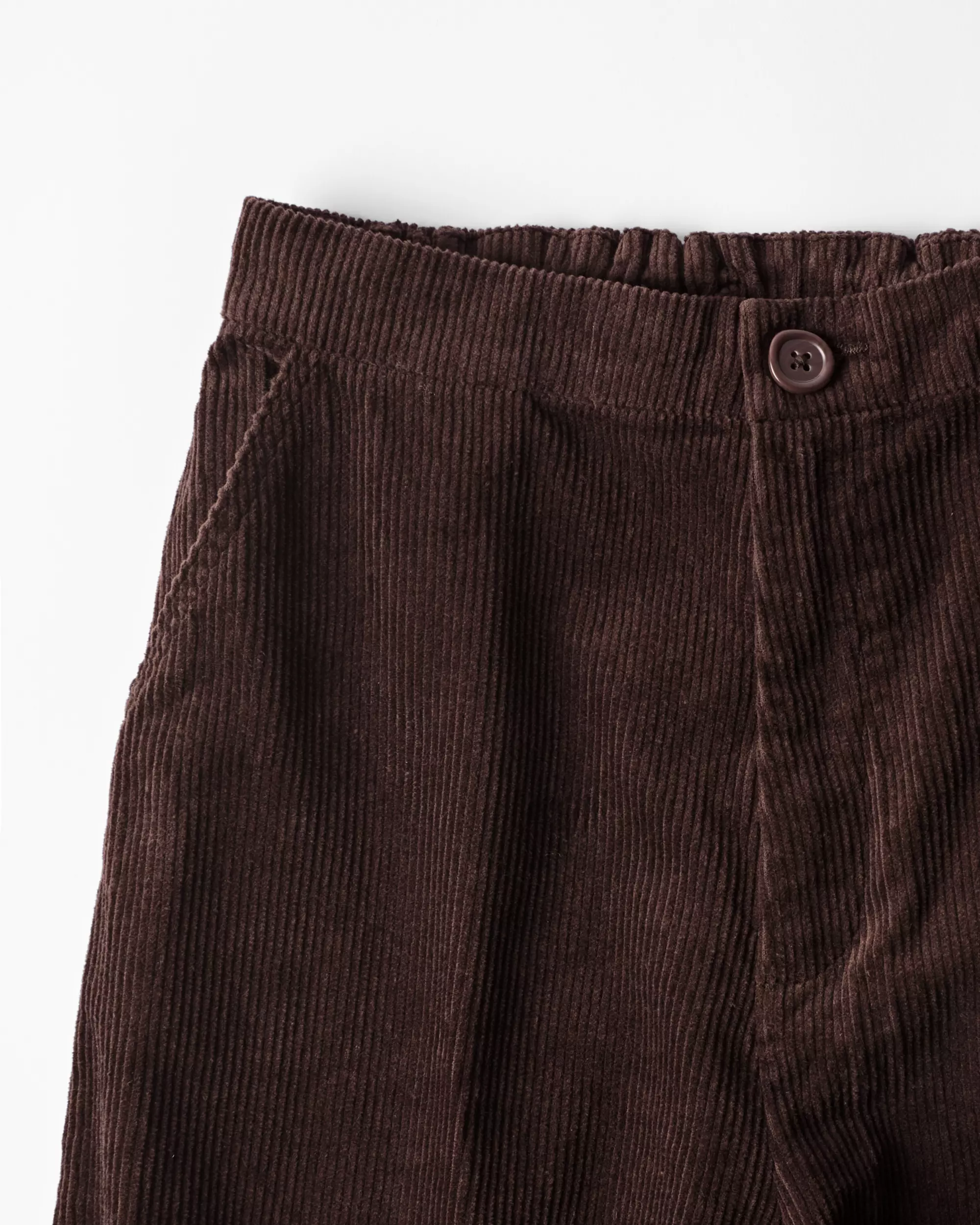 pantalon femme jambes larges côtelé
