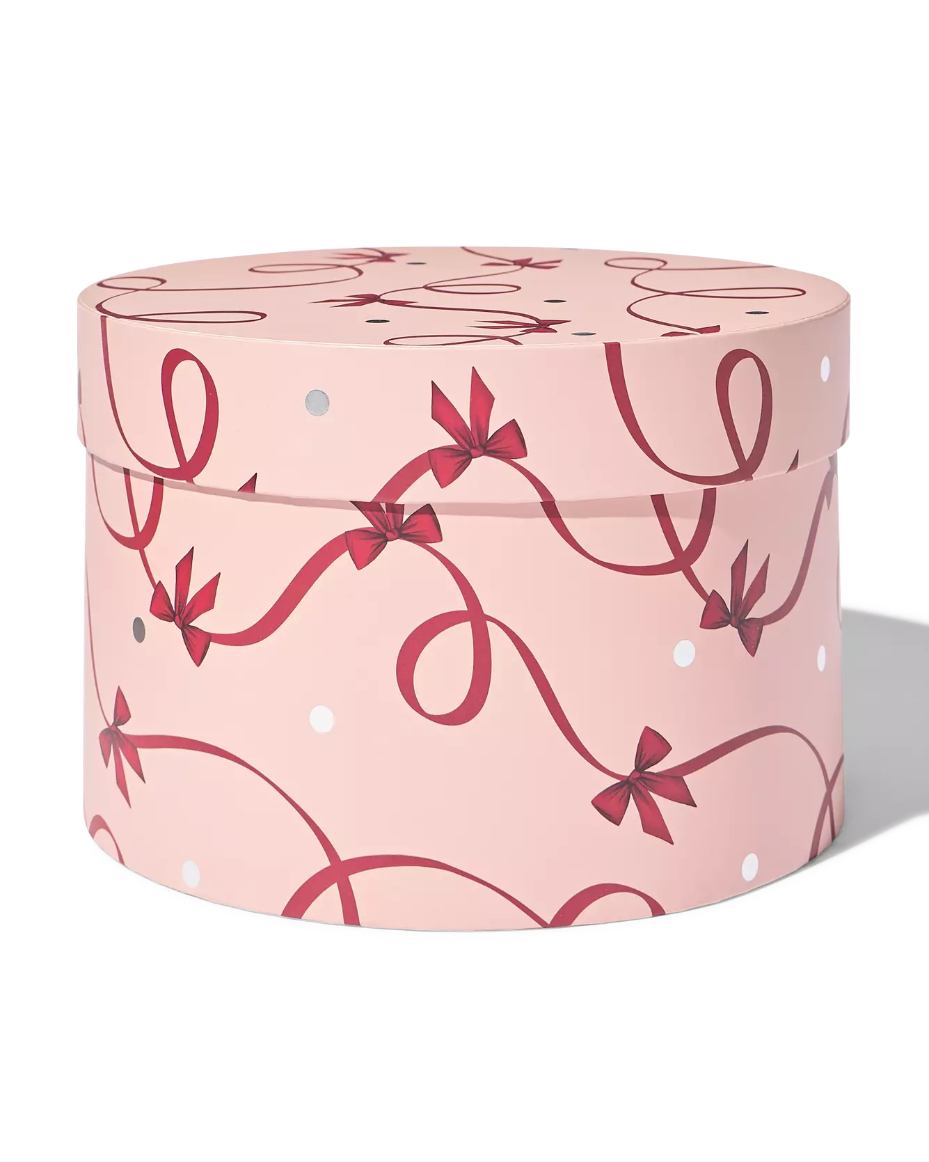 boîte-cadeau ⌀23,4 x 15 cm petits nœuds